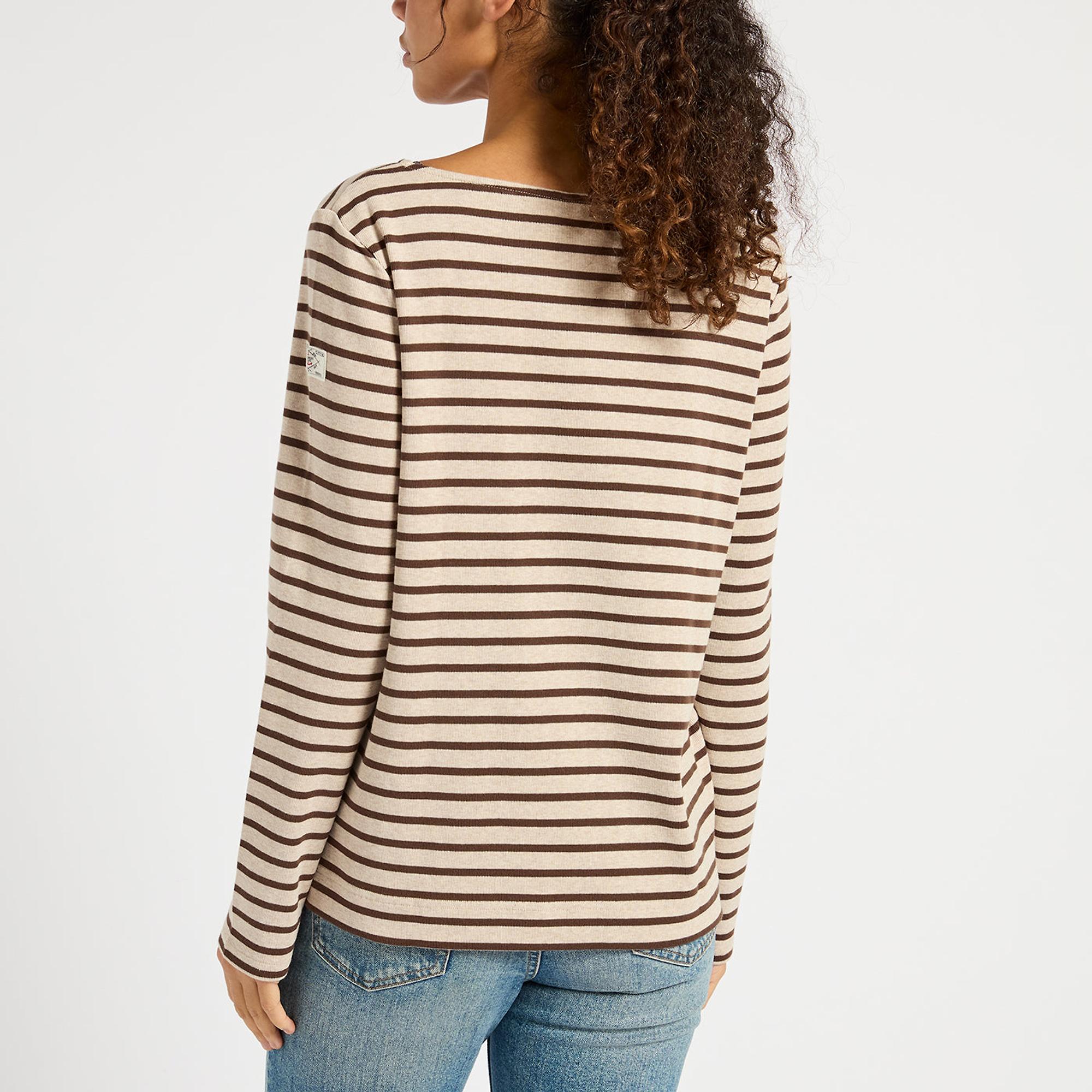Product image 4 of 4 of Joules Women's Harbour Long Sleeve Top - Neutral Stripe