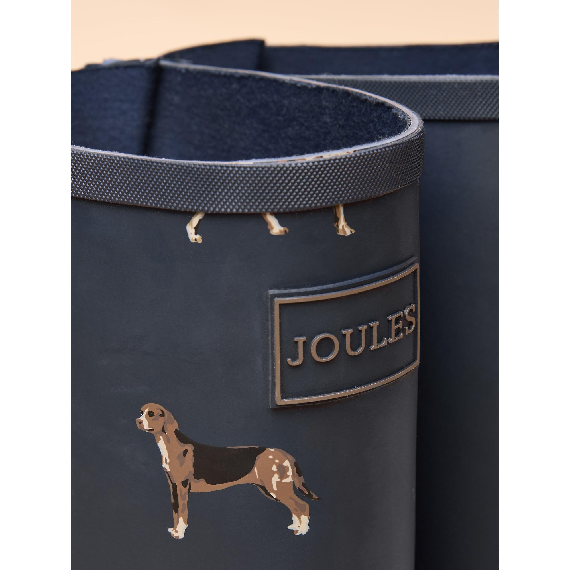 Product image 5 of 6 of Joules Women's Adjustable Tall Printed Wellies - Navy Dog