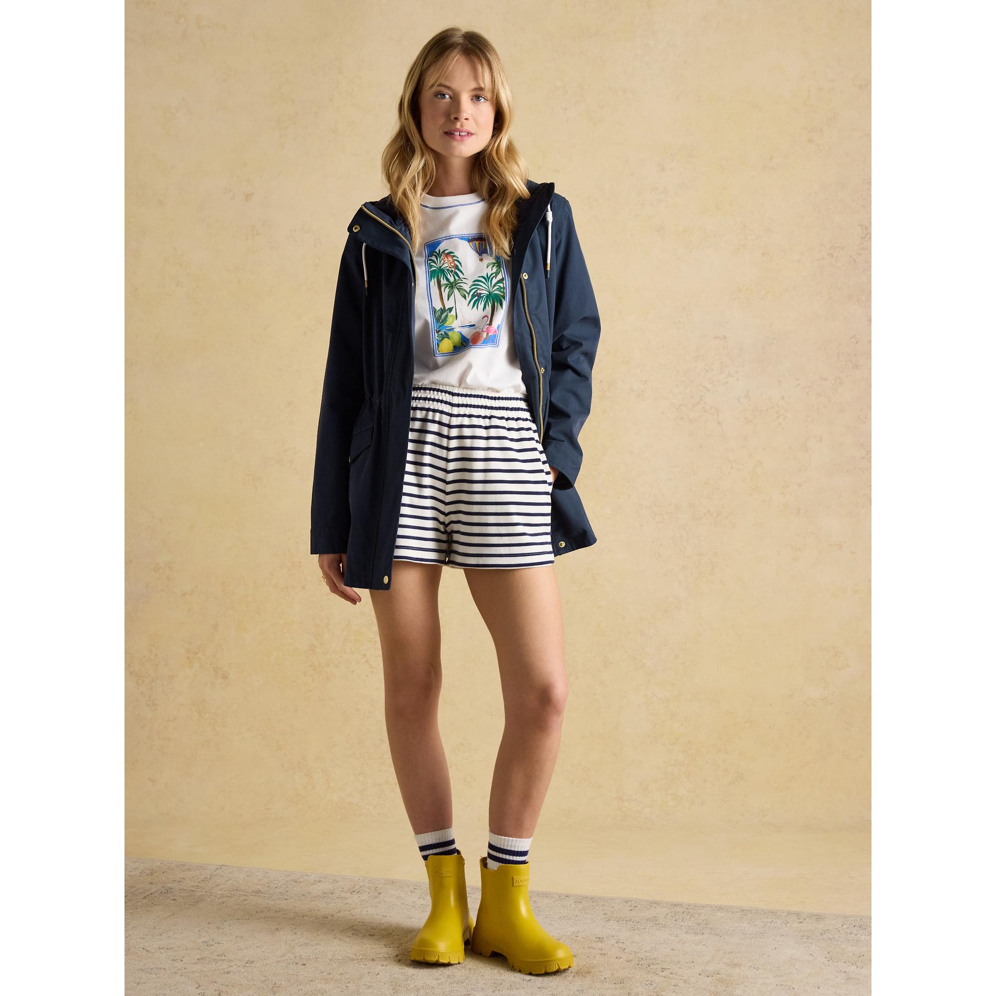 Product image 7 of 15 of Joules Women's Portwell Waterproof Raincoat - Navy Blue