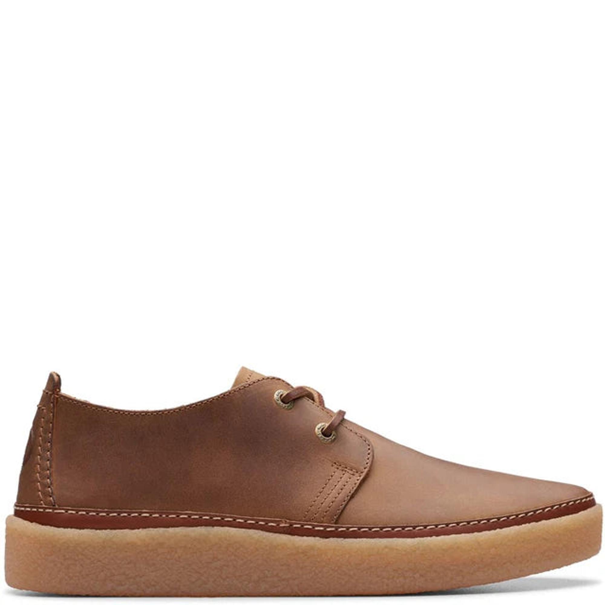 Product image 1 of 6 of Clark Men's Clarkwood Low Leather Shoe - Beeswax Leather