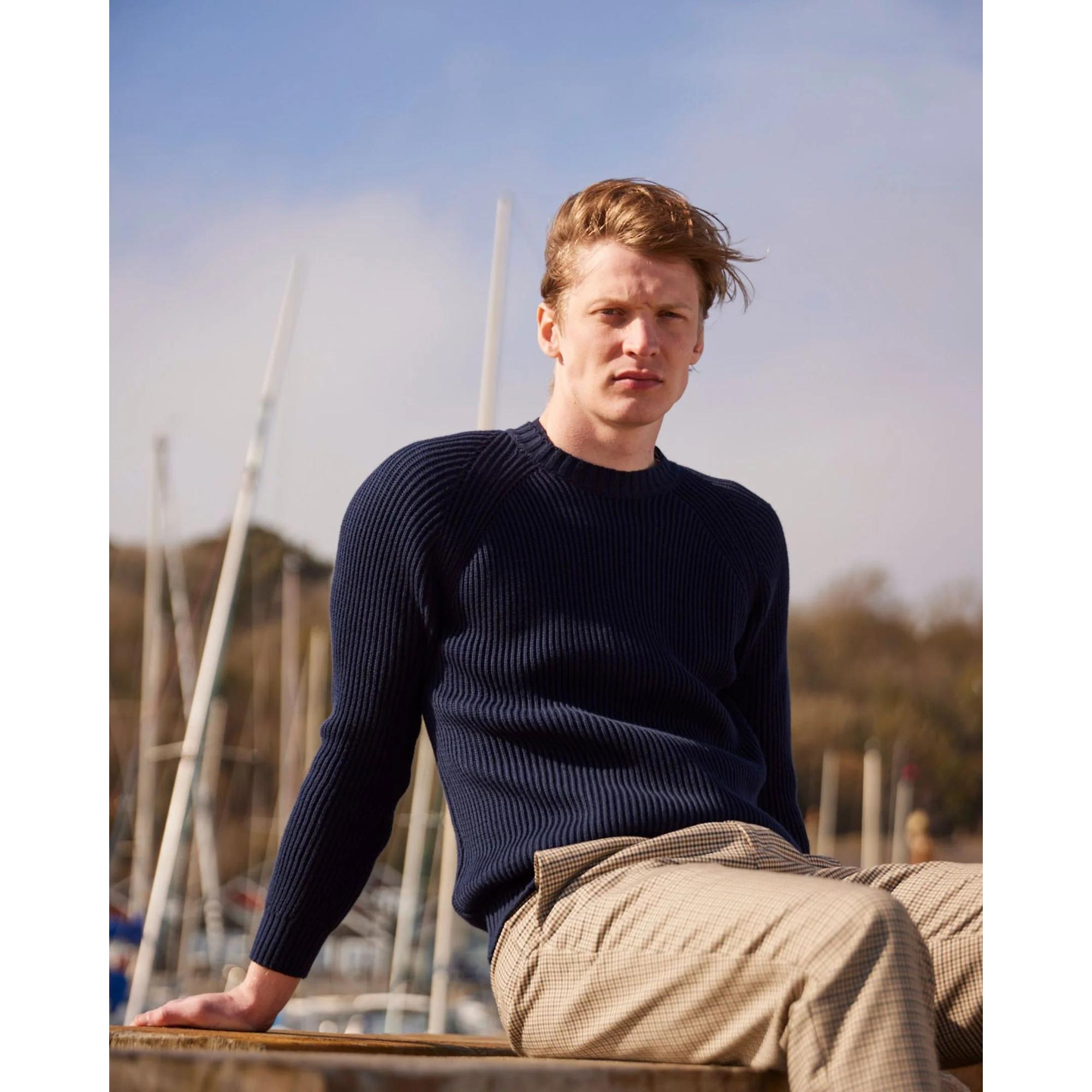 Product image 9 of 9 of Peregrine Men's Harry Sweater - Navy