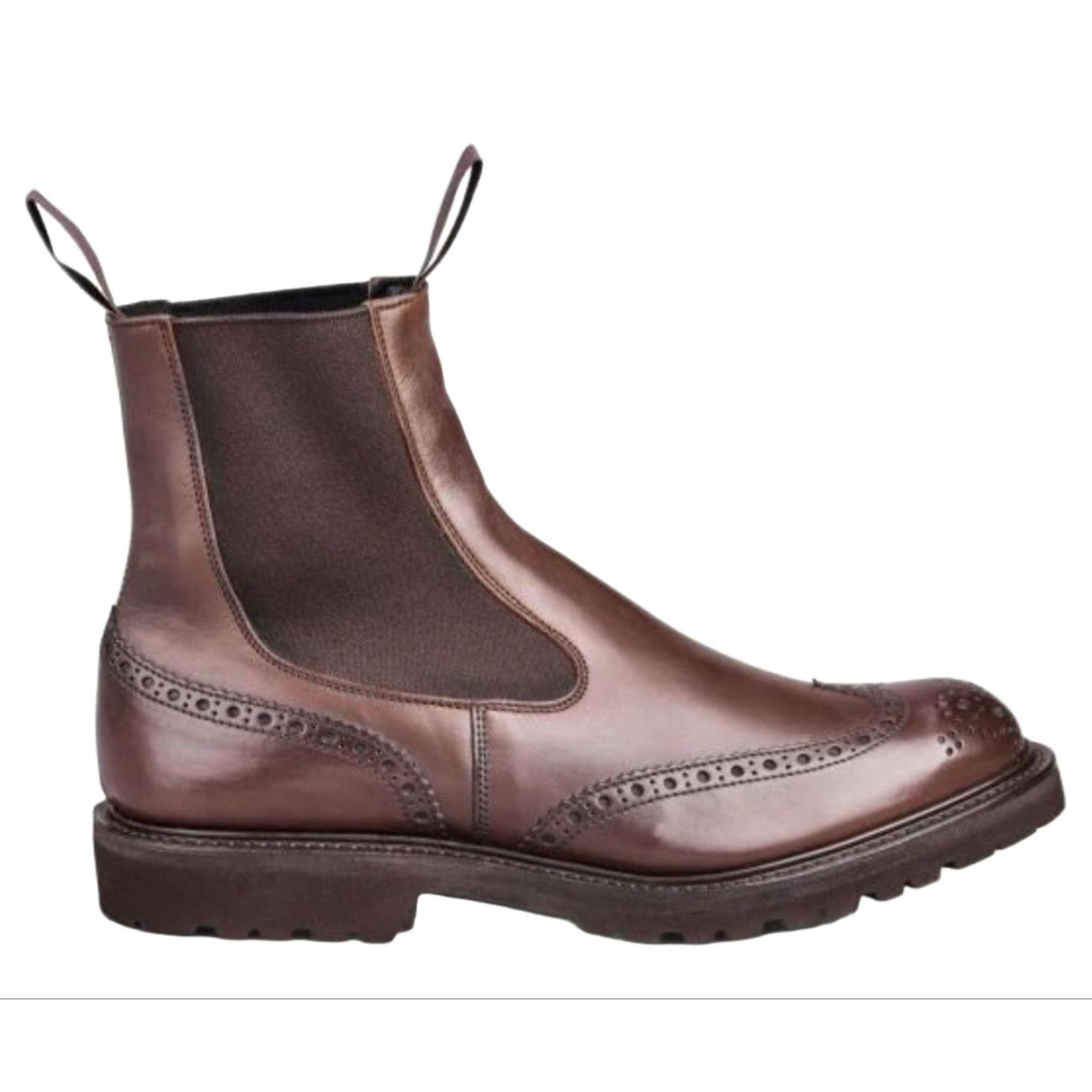 Product image 1 of 5 of Tricker’s Henry Country Boot – Olivvia Classic Espresso Burnished