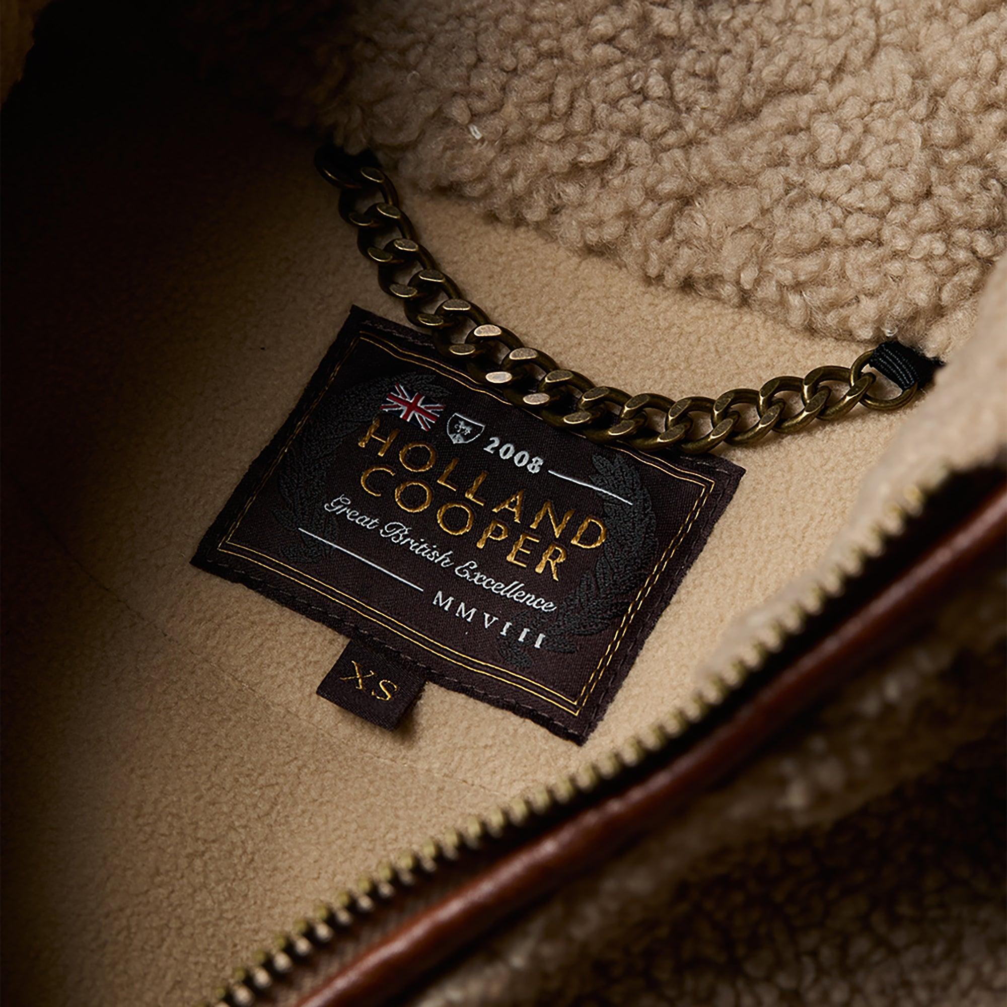 Product image 6 of 12 of Holland Cooper Women's Country Fleece Jacket - Natural Borg