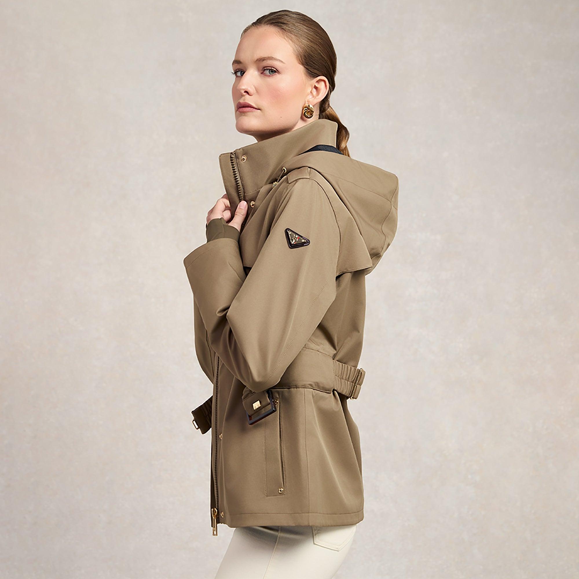 Product image 4 of 13 of Holland Cooper Women's Rosedale Waterproof Jacket - Mink
