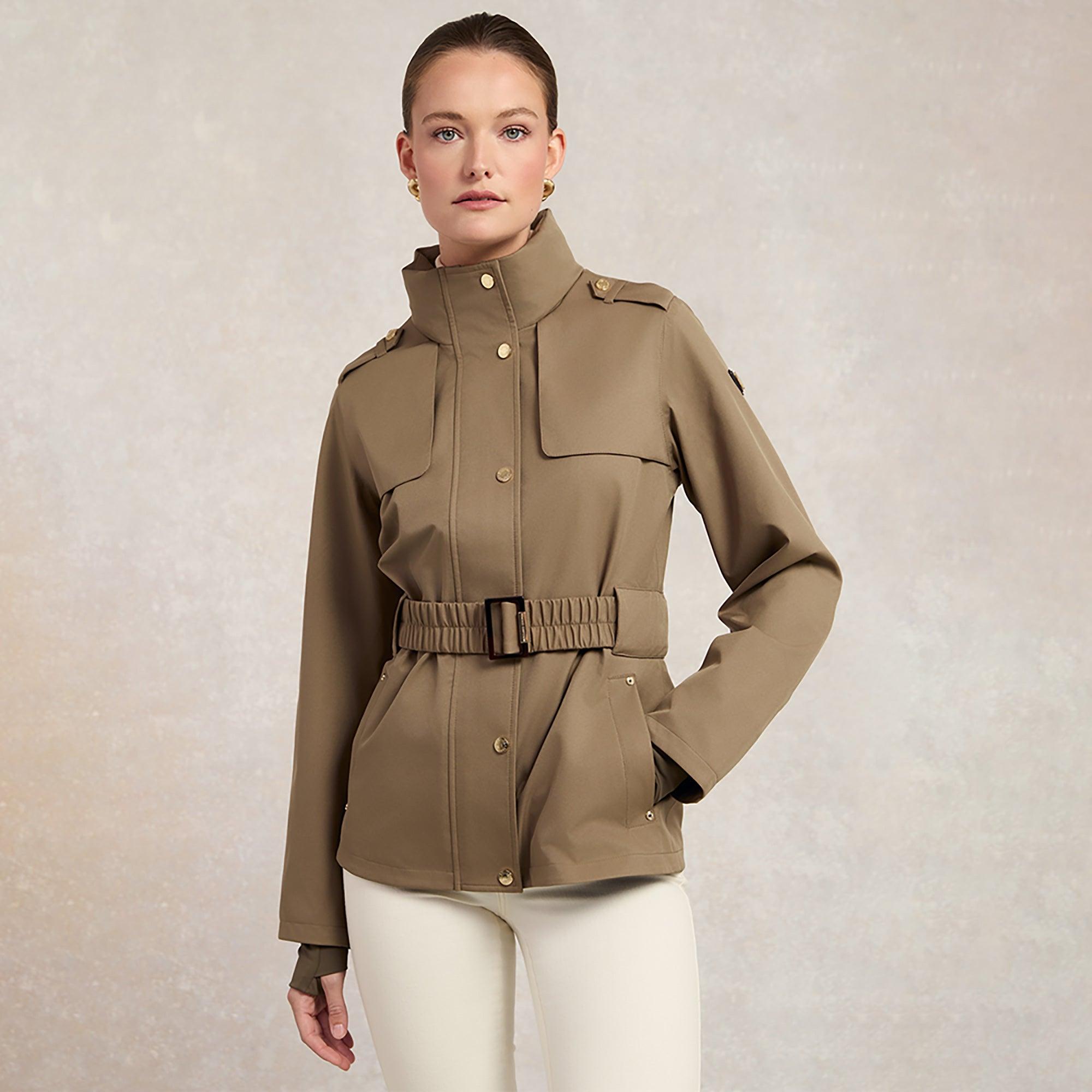 Product image 2 of 13 of Holland Cooper Women's Rosedale Waterproof Jacket - Mink