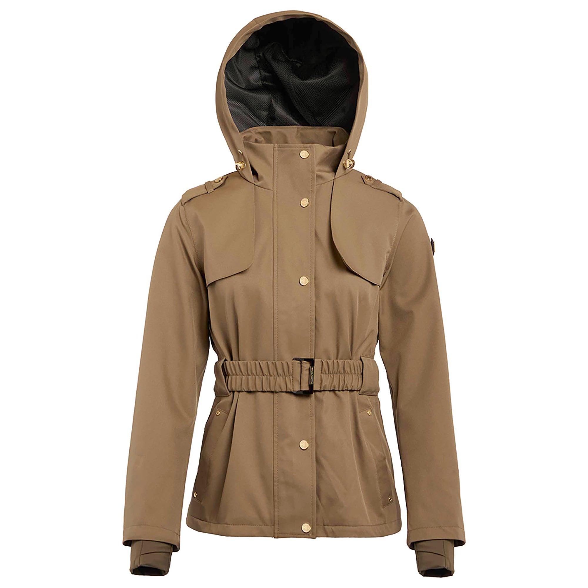 Product image 1 of 13 of Holland Cooper Women's Rosedale Waterproof Jacket - Mink