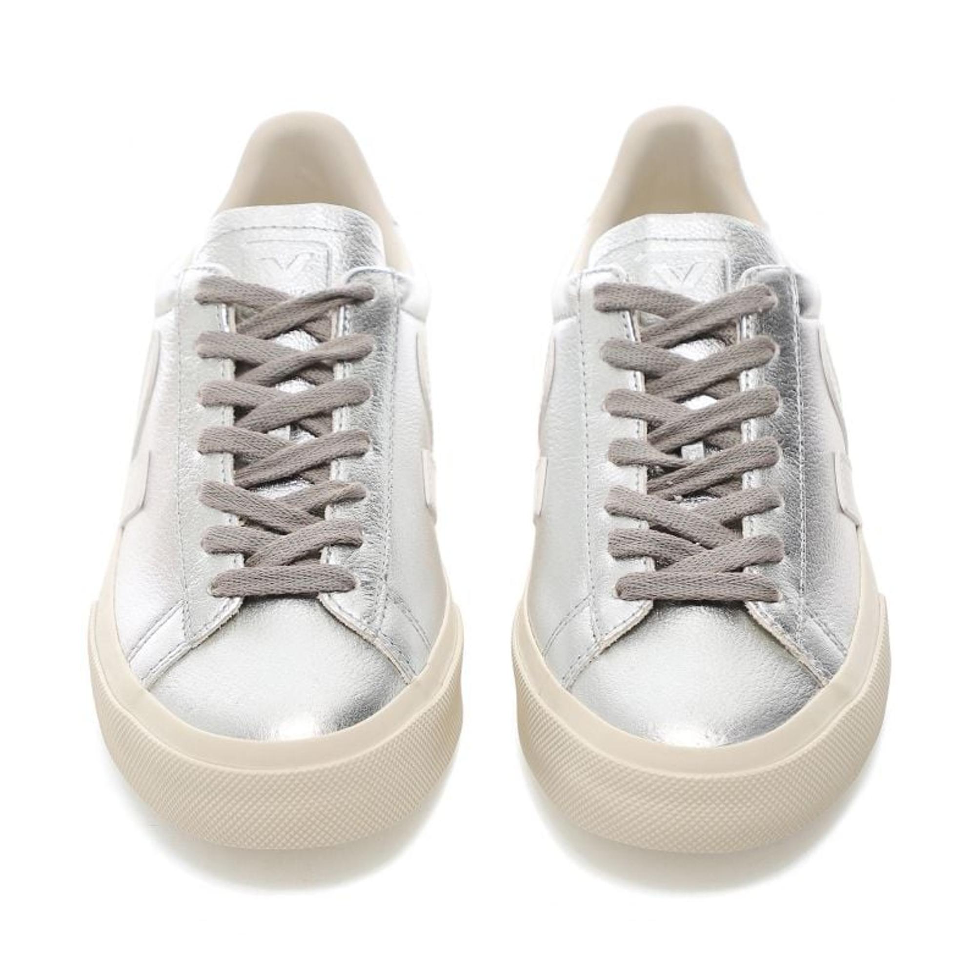 Product image 7 of 8 of VEJA Women's Campo Leather Sneaker - Silver White