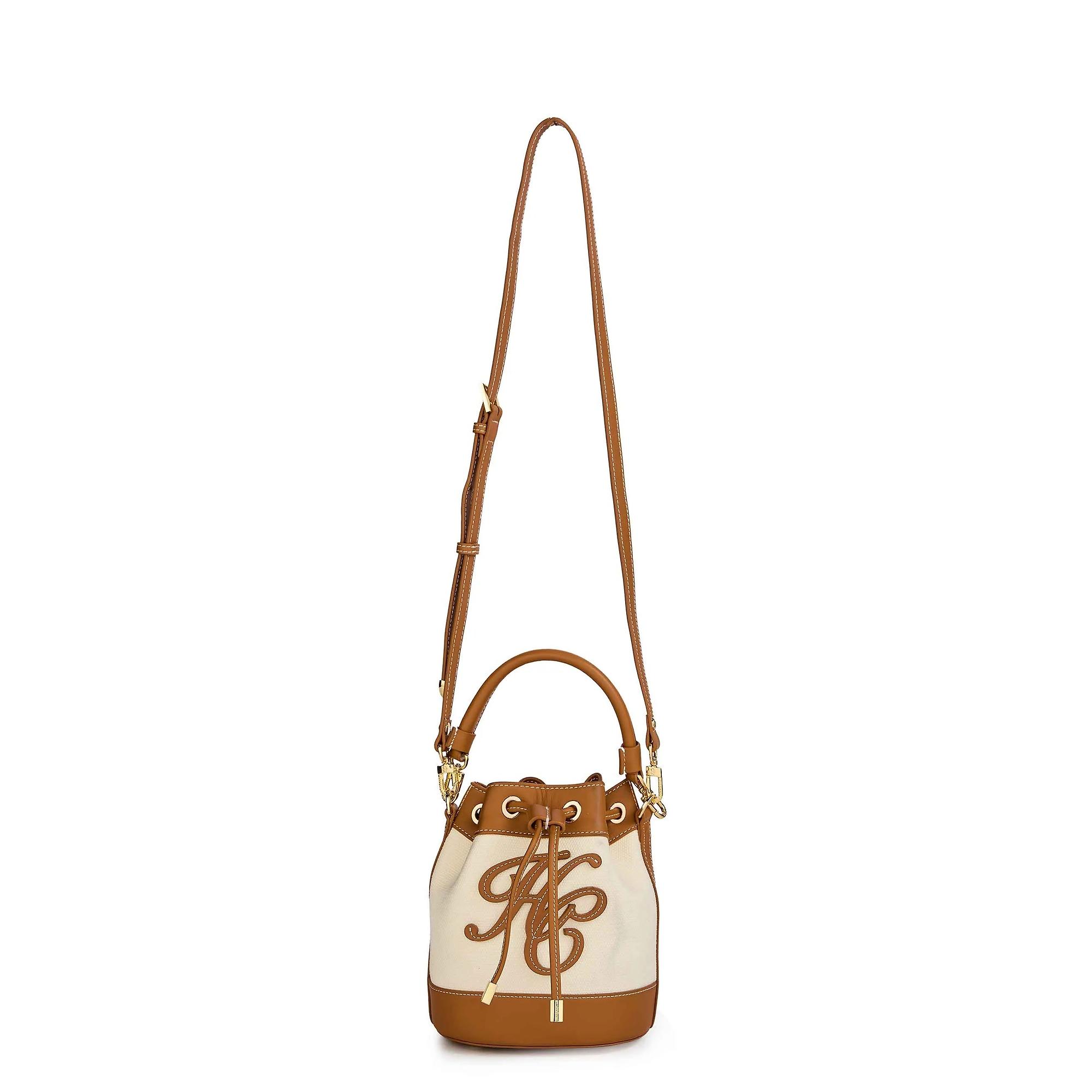 Product image 6 of 8 of Holland Cooper Women's Amalfi Bucket Bag - Tan Canvas