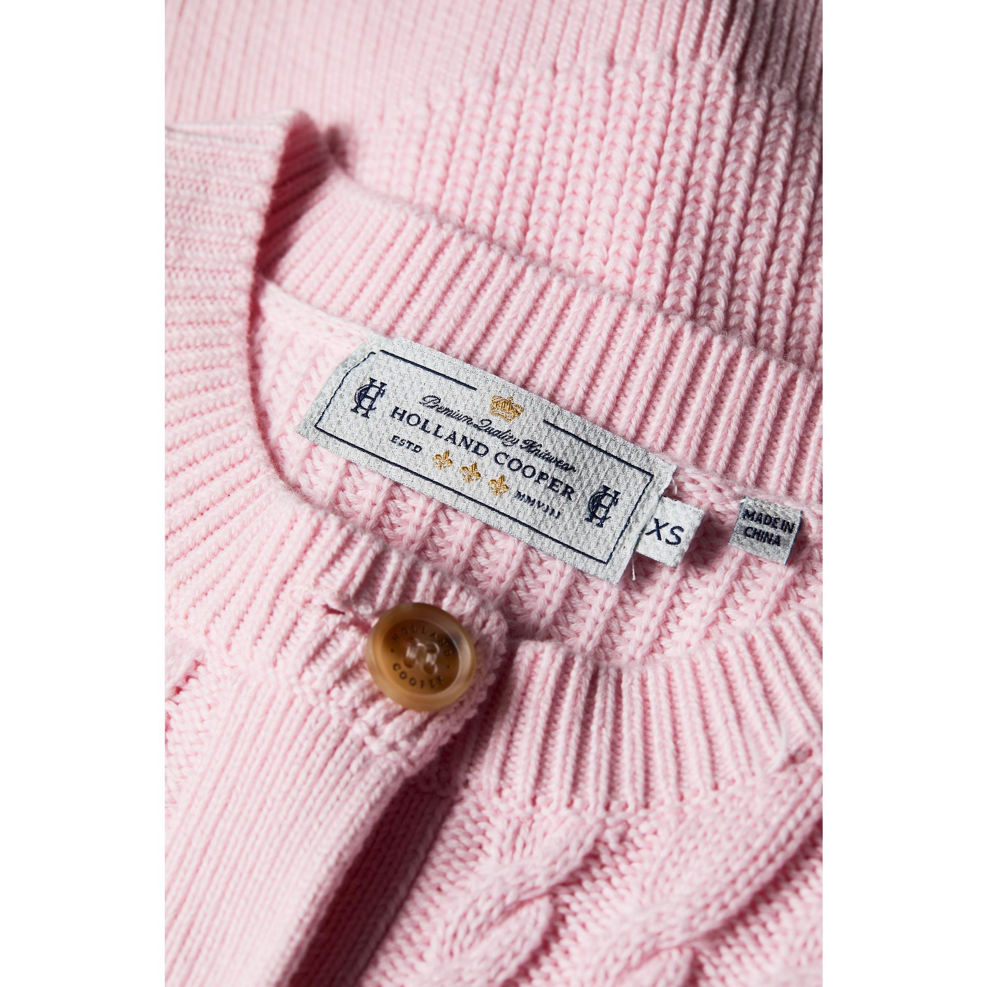 Product image 6 of 7 of Holland Cooper Women's Cotswold Cardigan - Soft Pink