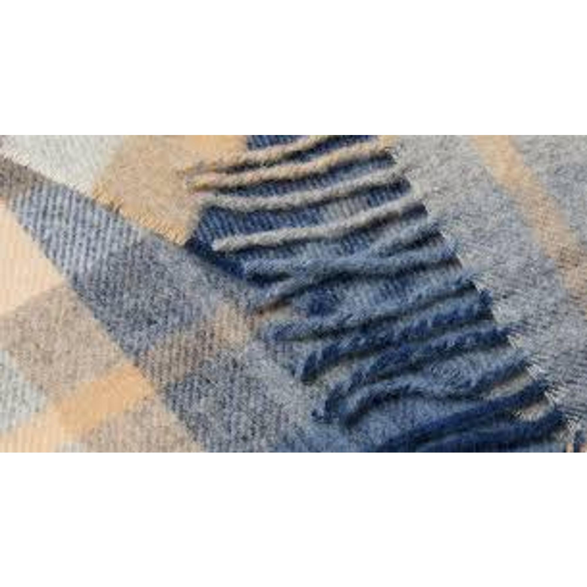 Product image 2 of 2 of Oliver Sweeney Men's Innerwick Scarf - Padstow Navy/Beige Check
