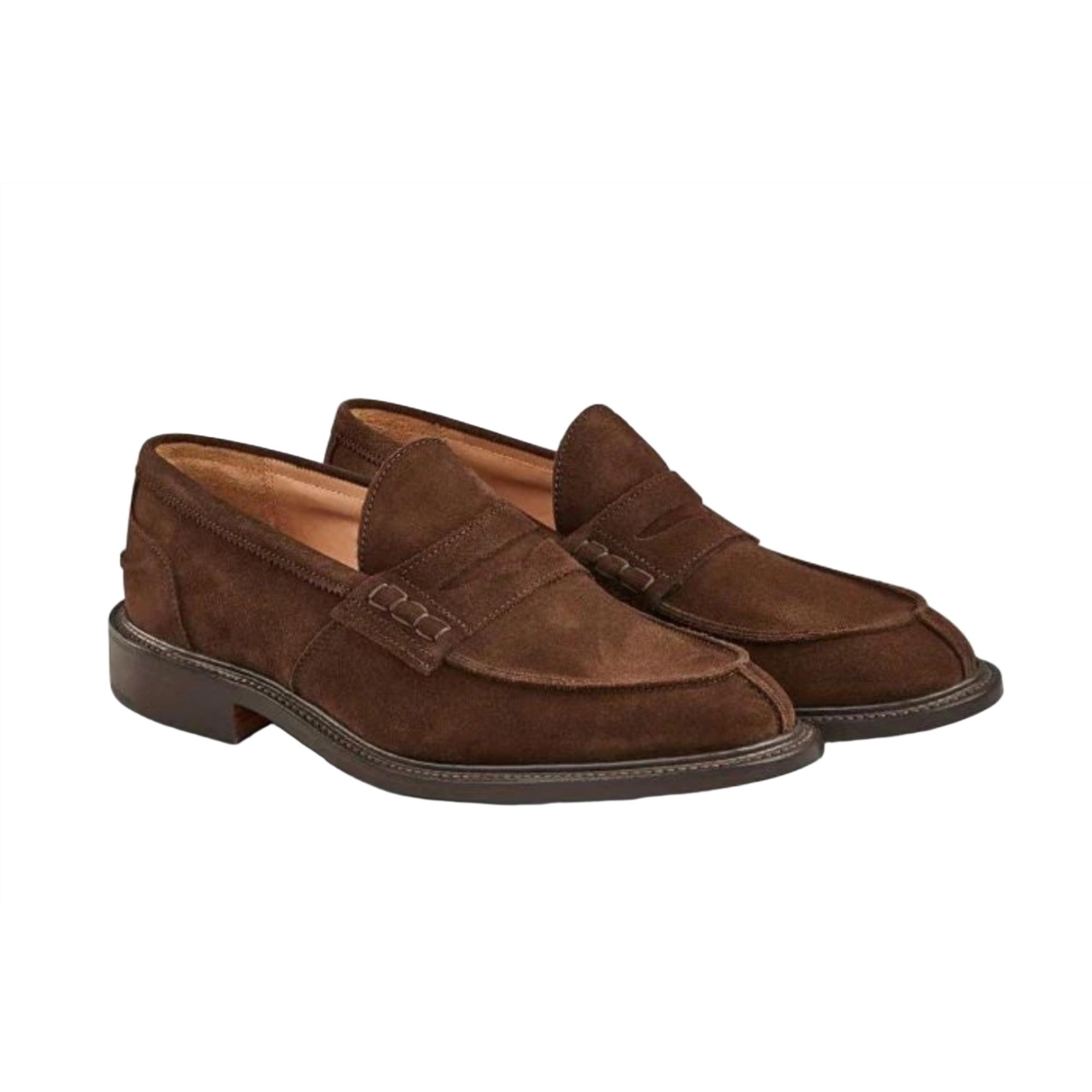 Product image 3 of 5 of Tricker’s James Penny Loafer – Chocolate Suede