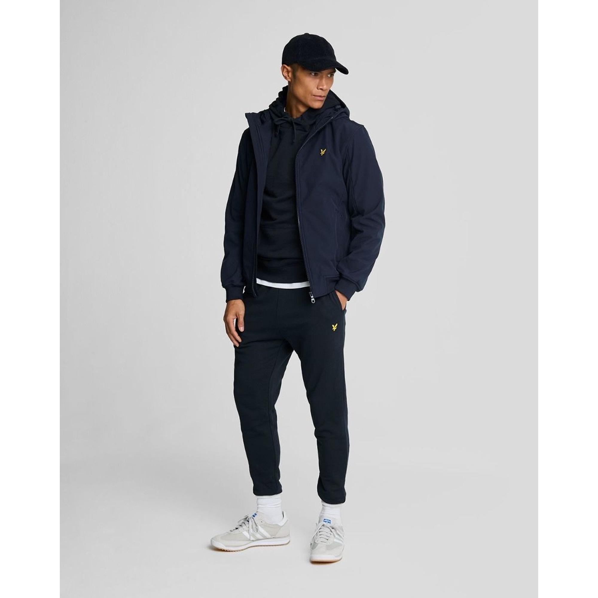 Product image 3 of 4 of Lyle & Scott Men's Fleece Back Softshell Jacket - Dark Navy