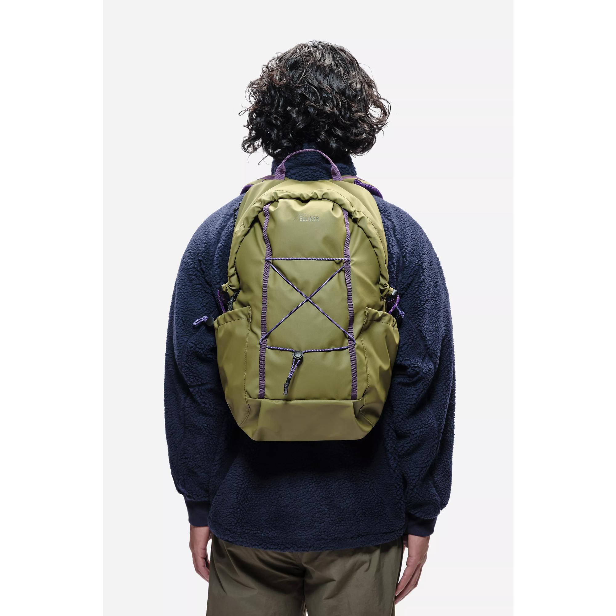 Product image 13 of 14 of Elliker Kiln Hooded Zip Top Backpack 22L - Khaki