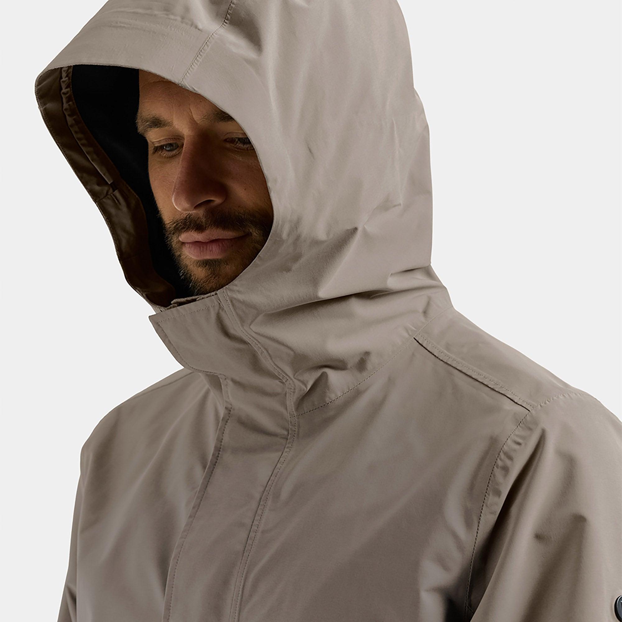 Product image 9 of 13 of Didriksons Men's Logan Waterproof Jacket - Ash Brown