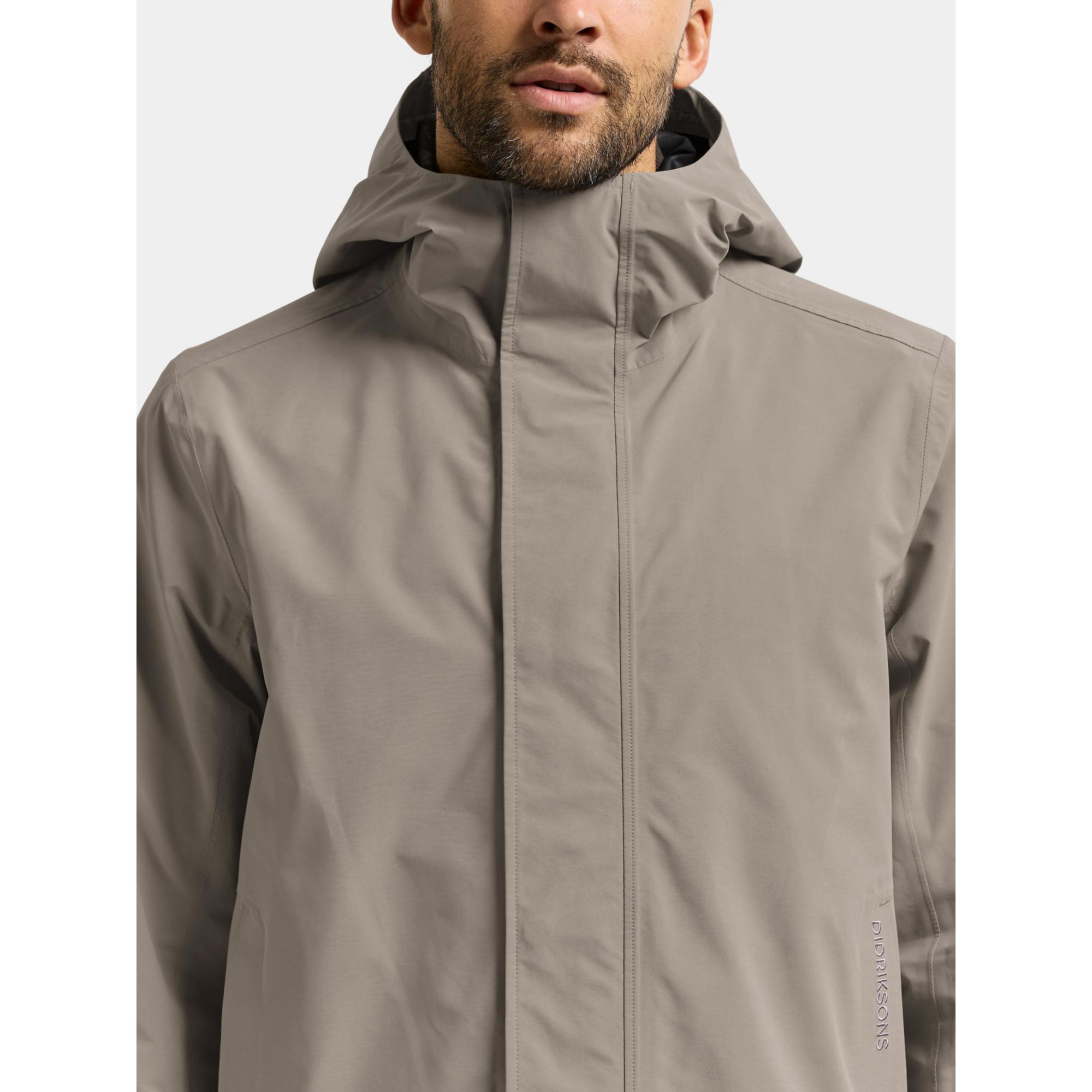 Product image 10 of 13 of Didriksons Men's Logan Waterproof Jacket - Ash Brown
