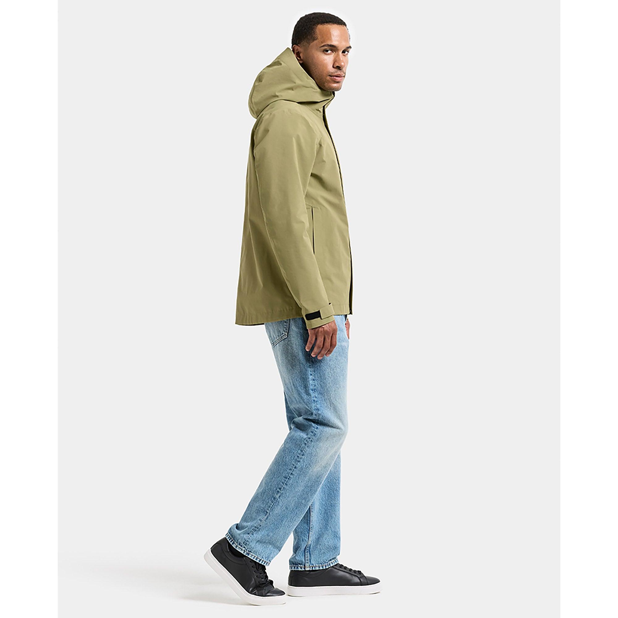 Product image 6 of 12 of Didriksons Men's Logan Waterproof Jacket - Olive Green