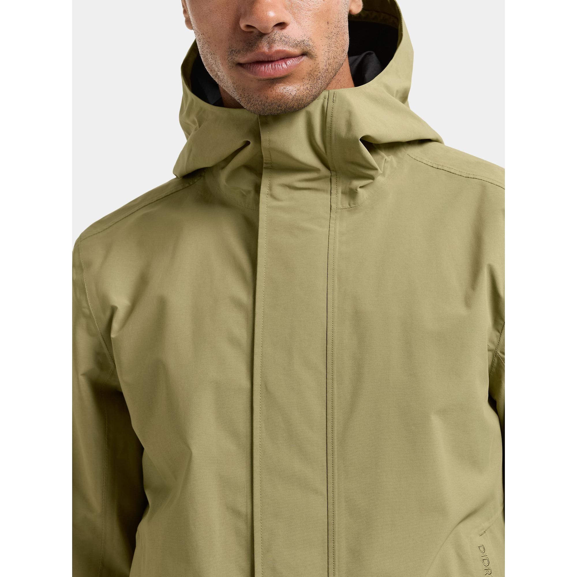 Product image 11 of 12 of Didriksons Men's Logan Waterproof Jacket - Olive Green
