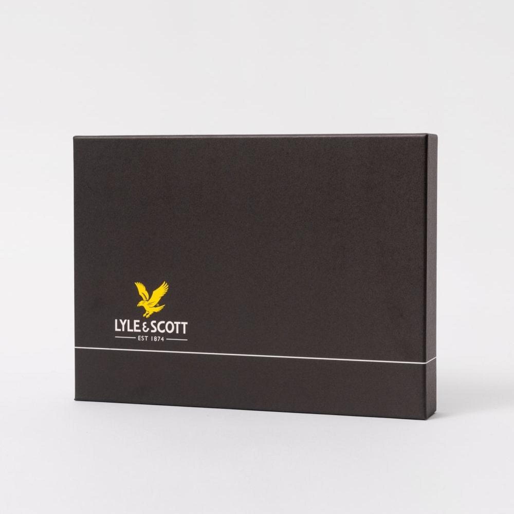 Product image 3 of 6 of Lyle & Scott Men's Checked Scarf And Beanie Gift Set - Argyle Teal