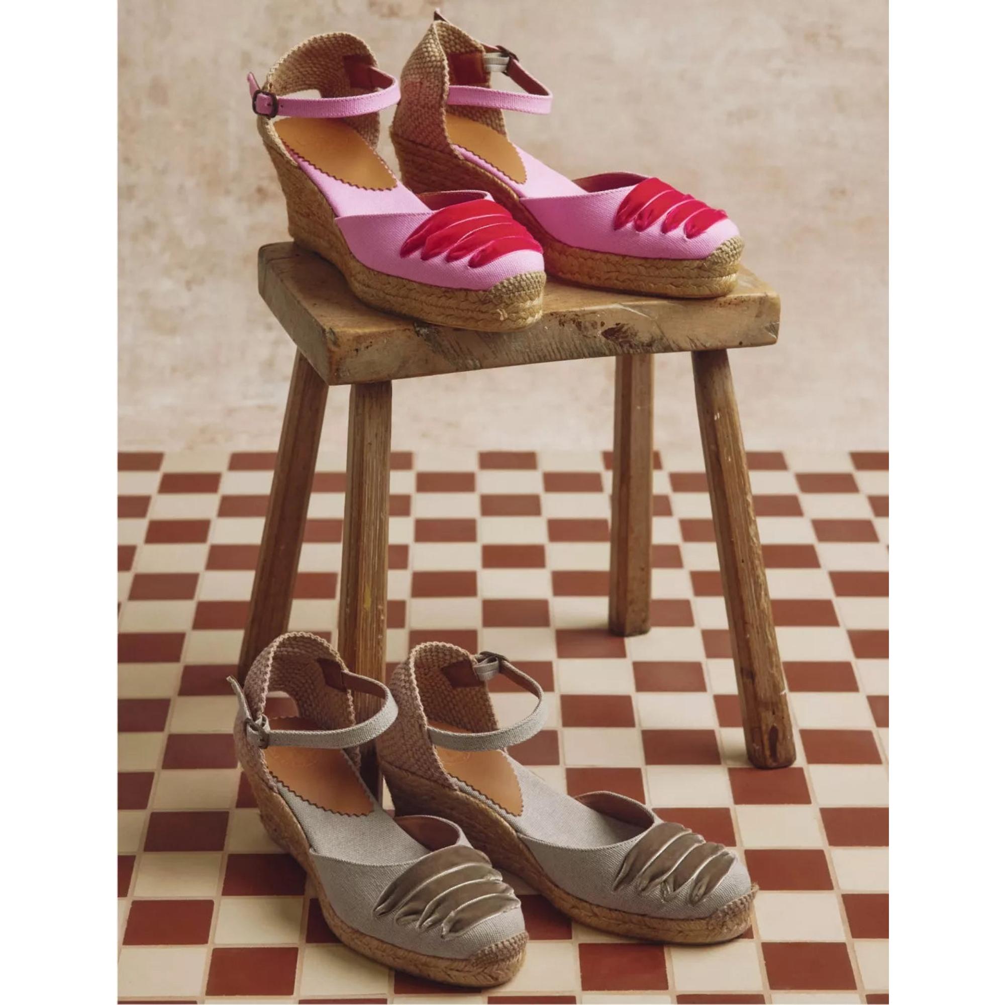 Product image 8 of 8 of Penelope Chilvers Women's Mary Jane Dali Espadrilles - Putty