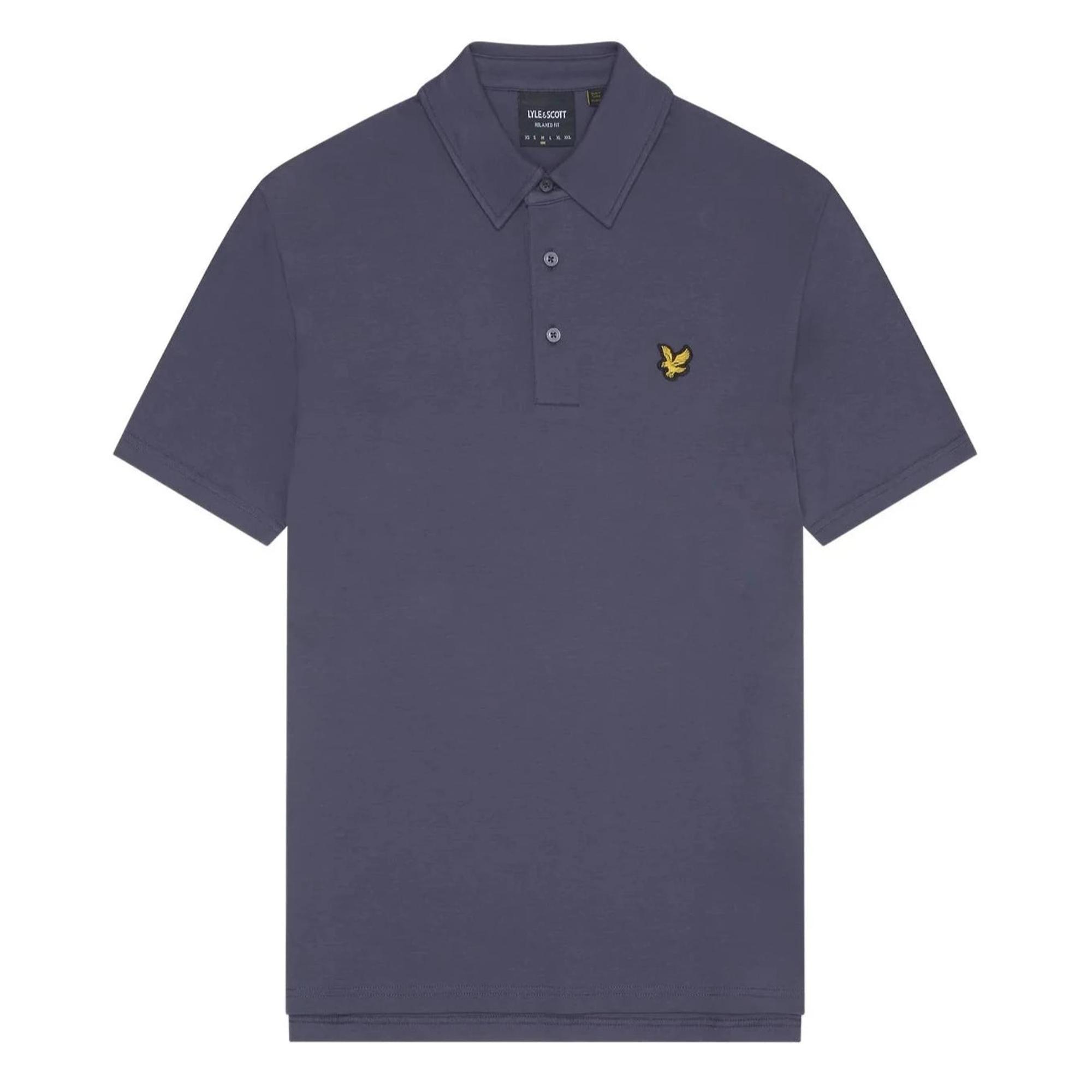 Product image 1 of 2 of Lyle & Scott Men's Interlock Polo Shirt - Navy Night
