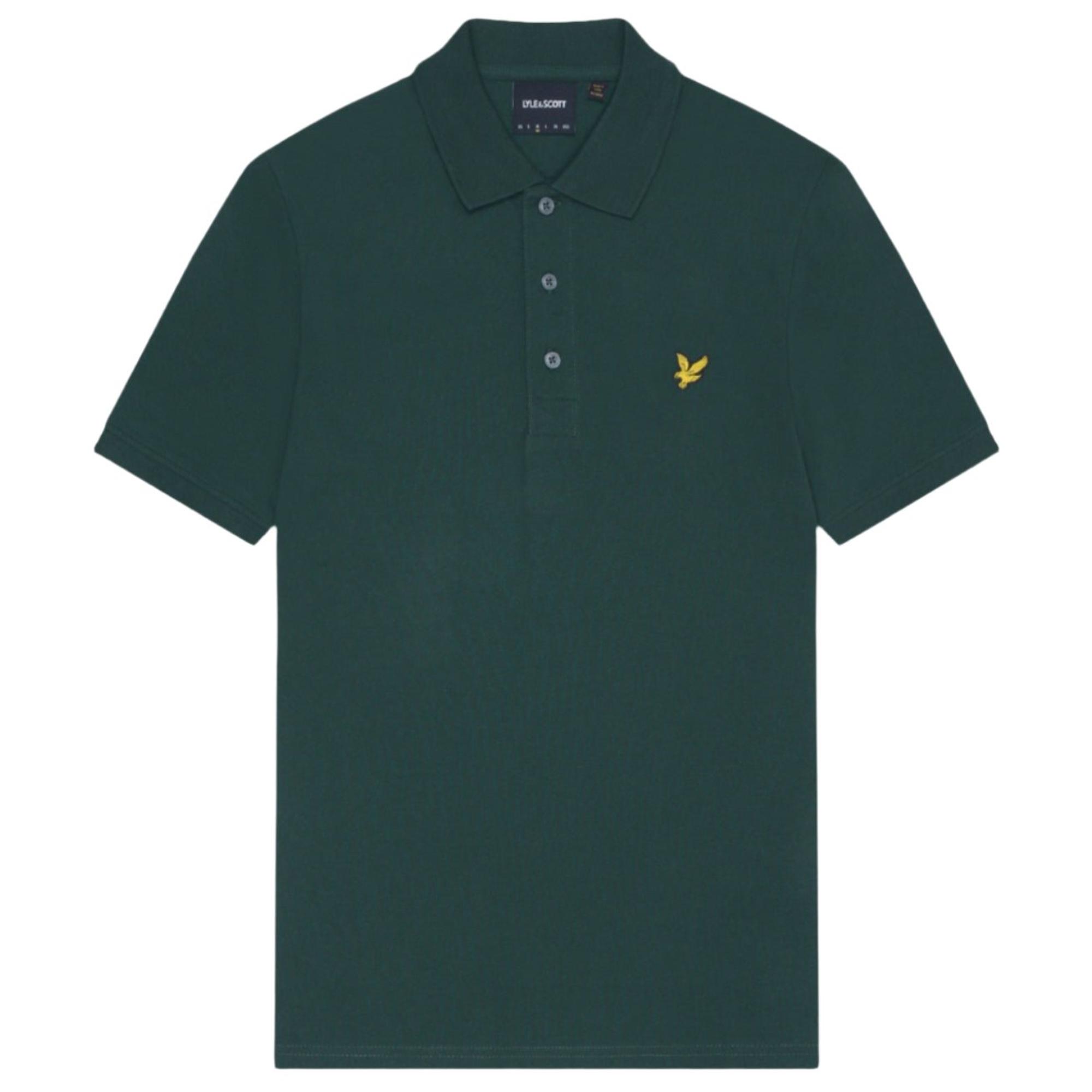 Product image 5 of 5 of Lyle & Scott Men's Plain Polo Shirt - Argyle Teal