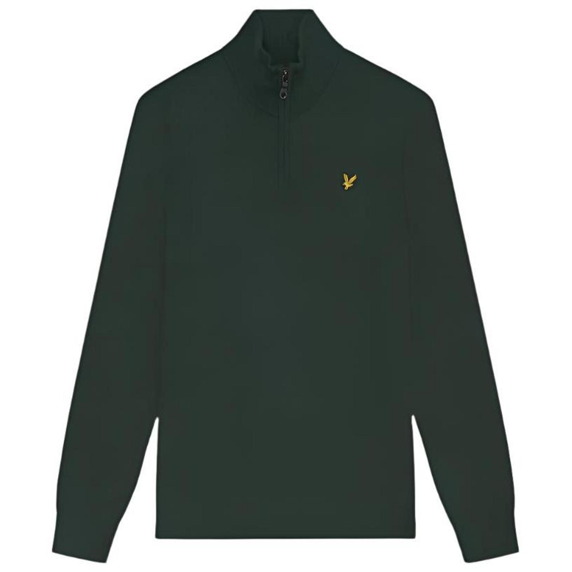 Product image 5 of 5 of Lyle & Scott Men's Cotton Merino 1/4 Zip Jumper - Argyle Teal