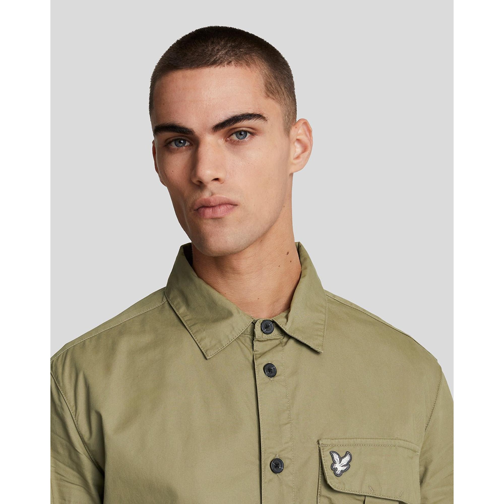 Product image 4 of 5 of Lyle & Scott Men's Premium Pleated Pocket Overshirt - Woolwich