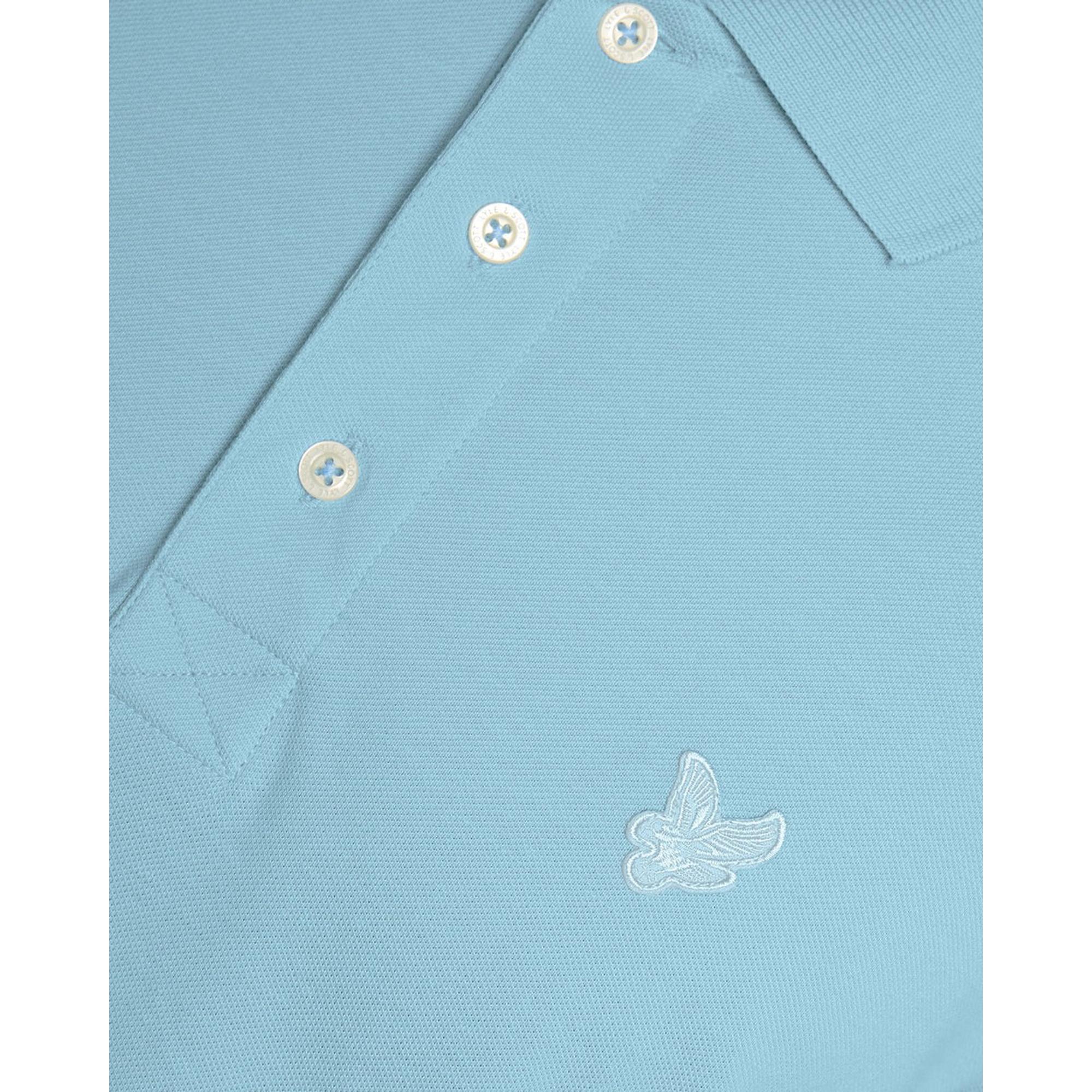 Product image 6 of 6 of Lyle & Scott Men's Superfine Polo Shirt - Airy Blue