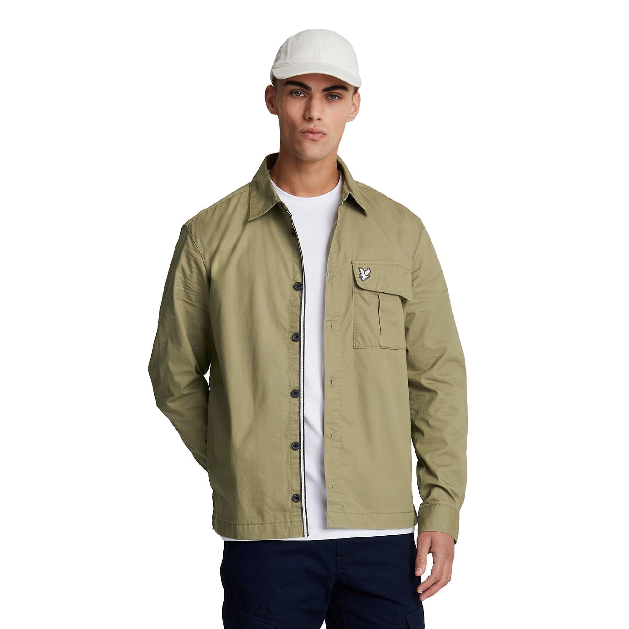 Product image 1 of 5 of Lyle & Scott Men's Premium Pleated Pocket Overshirt - Woolwich