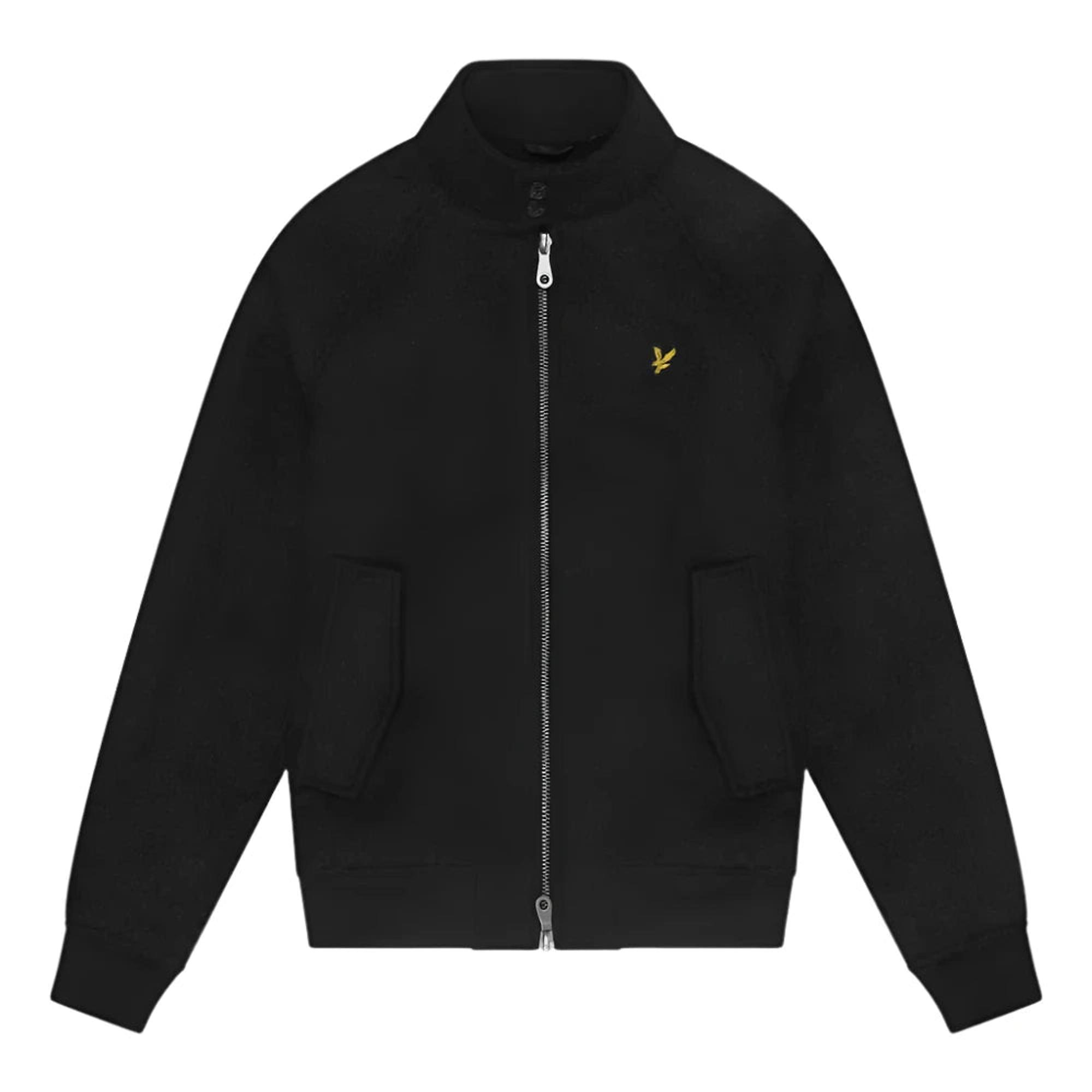 Product image 1 of 5 of Lyle & Scott Men's Double Face Wool Harrington - Jet Black