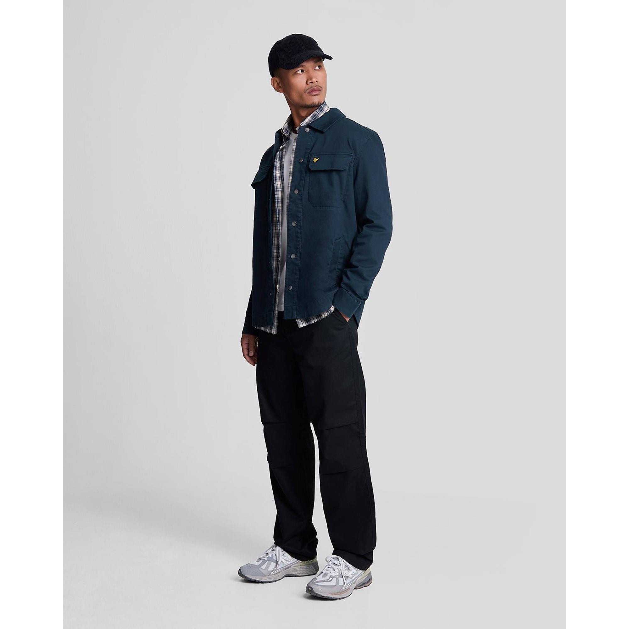 Product image 3 of 5 of Lyle & Scott Men's Bedford Cord Overshirt - Dark Navy