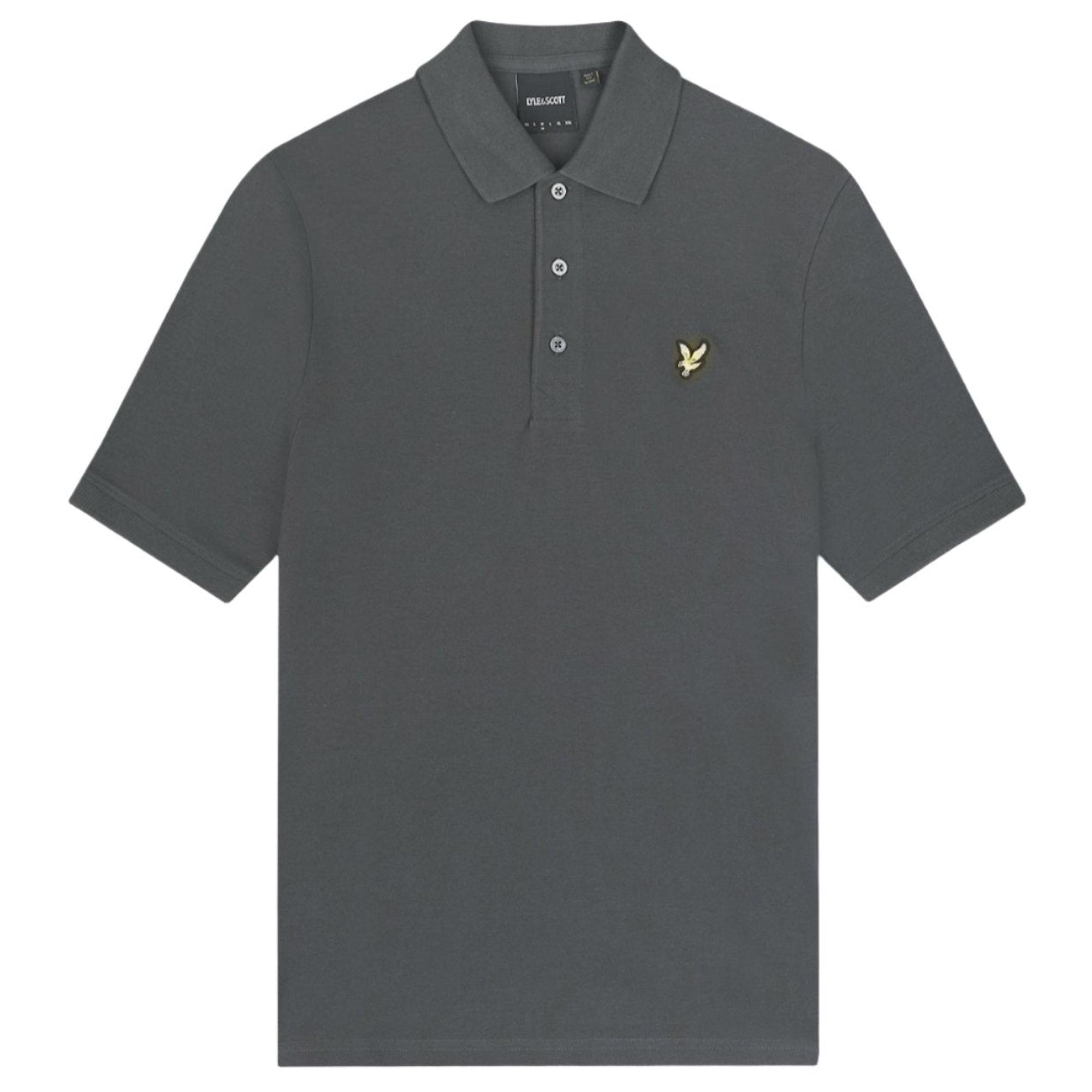 Product image 5 of 5 of Lyle & Scott Men's Plain Polo Shirt - Gunmetal