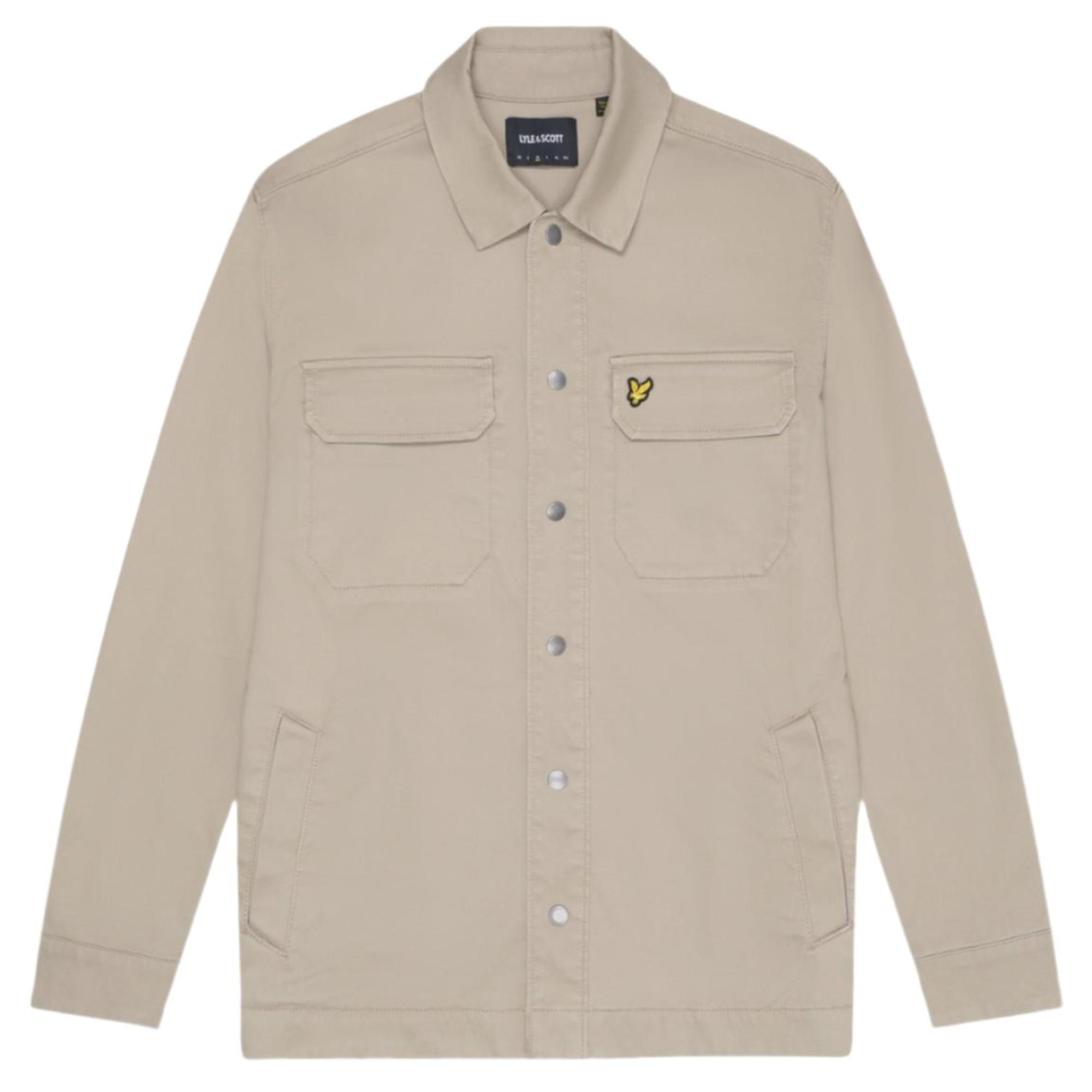 Product image 4 of 4 of Lyle & Scott Men's Bedford Cord Overshirt - Heritage Taupe