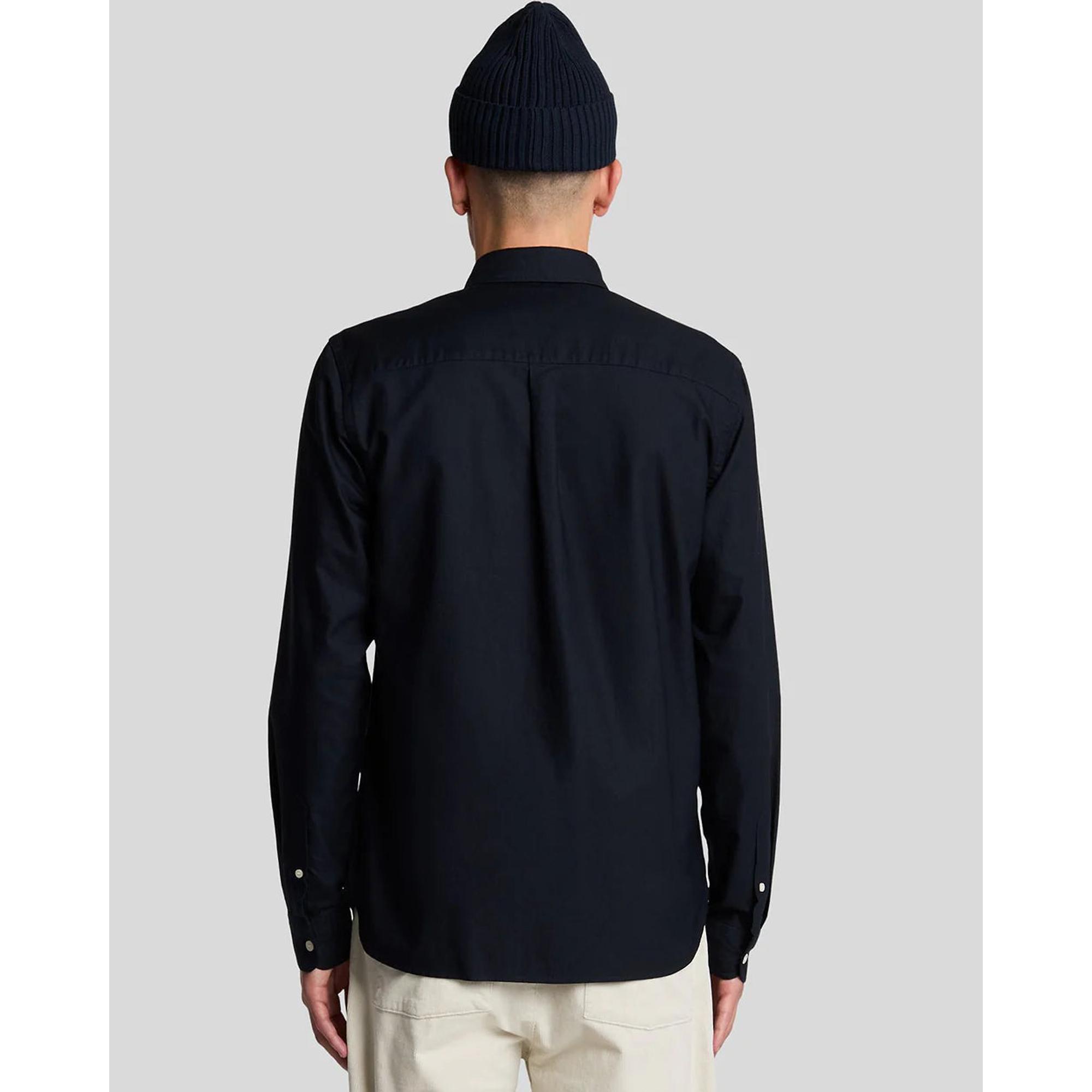 Product image 3 of 5 of Lyle & Scott Men's Plain Oxford Shirt - Dark Navy