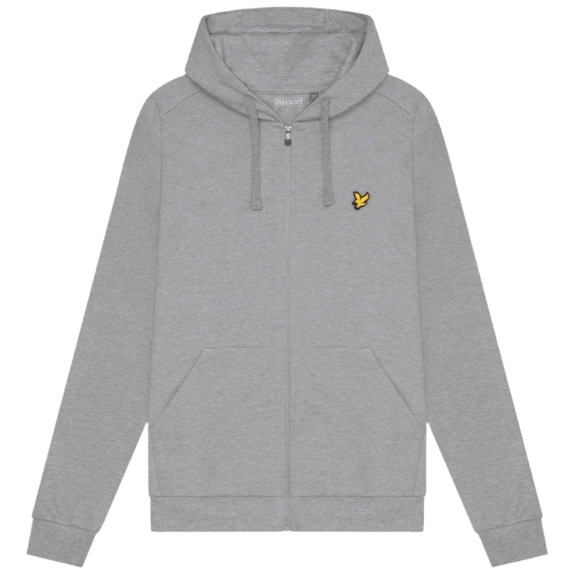 Product image 1 of 5 of Lyle & Scott Men's Sports Full-Zip Hoodie - Mid Grey Marl