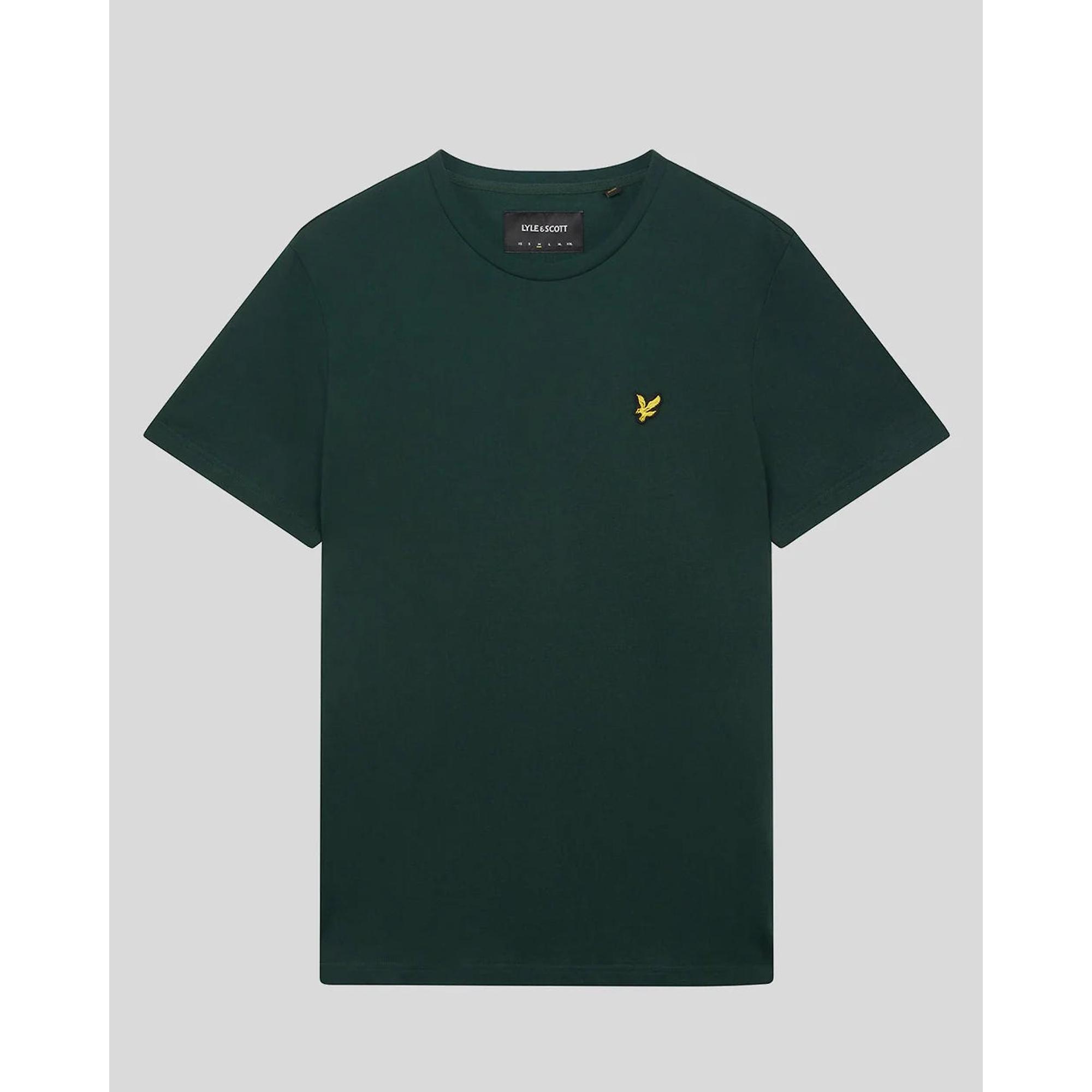Product image 5 of 5 of Lyle & Scott Men's Plain T-Shirt - Deep Green