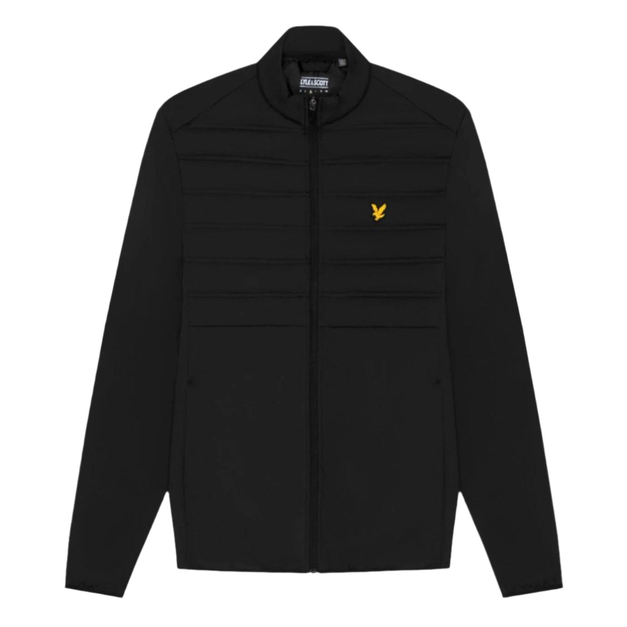 Product image 5 of 5 of Lyle & Scott Men's Sports Hybrid Double Baffle Jacket - Jet Black