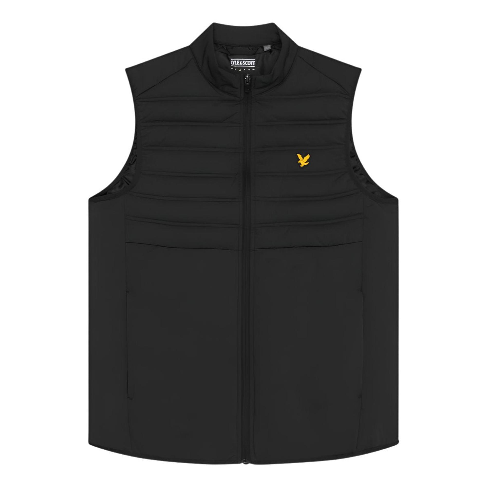 Product image 5 of 5 of Lyle & Scott Men's Sports Hybrid Double Baffle Gilet - Jet Black