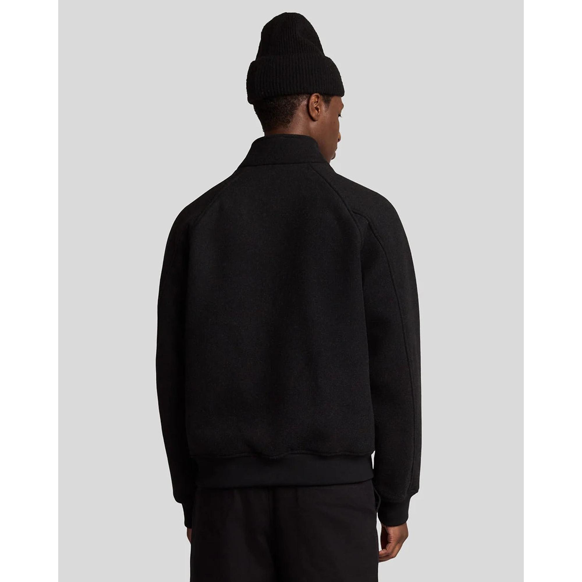 Product image 4 of 5 of Lyle & Scott Men's Double Face Wool Harrington - Jet Black