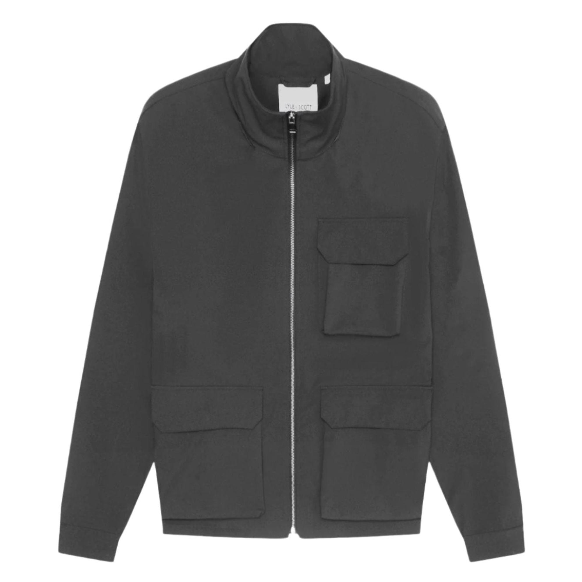 Product image 5 of 5 of Lyle & Scott Men's Premium 3 Pocket Softshell Jacket - Lacquer