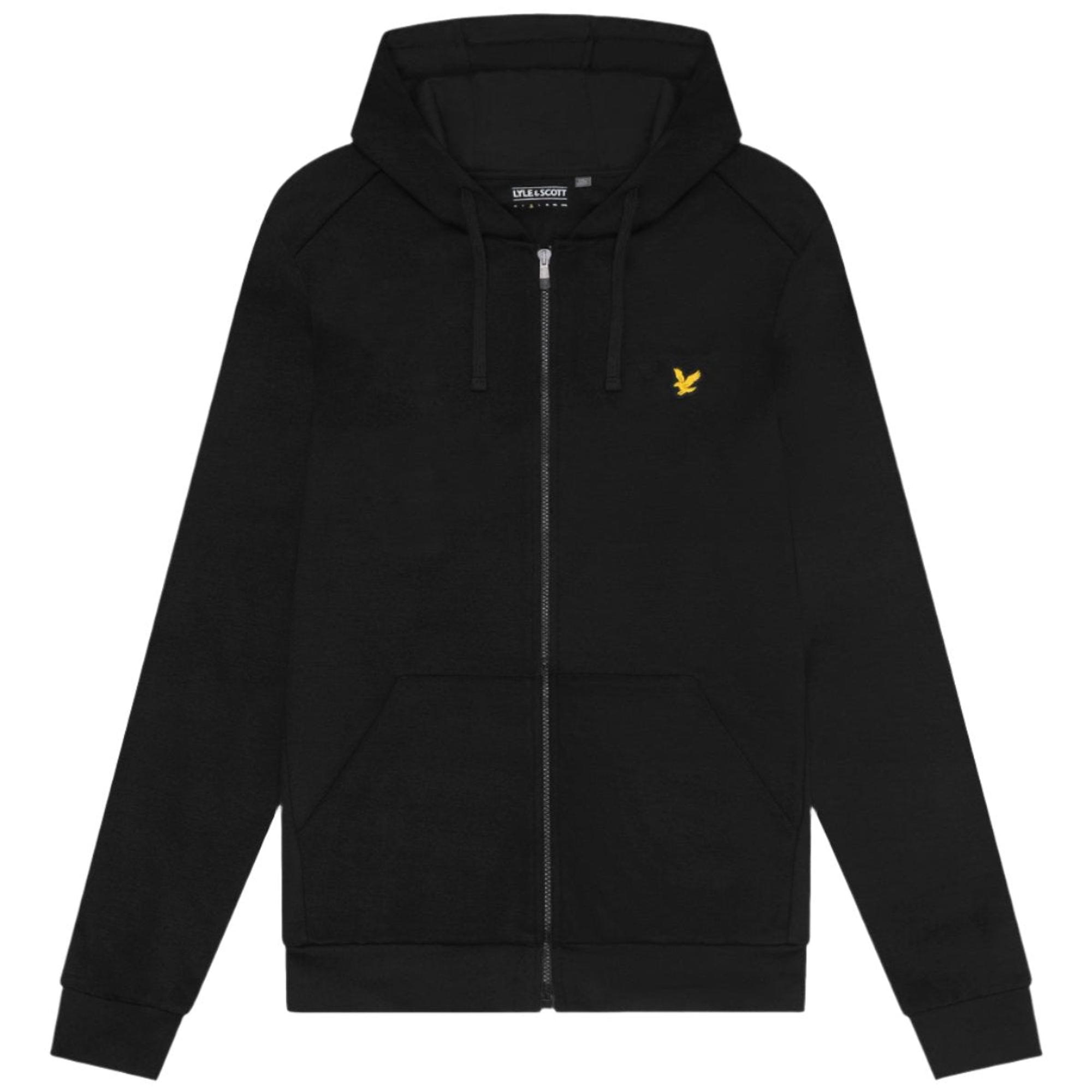 Product image 5 of 5 of Lyle & Scott Men's Sports Full-Zip Hoodie - Jet Black