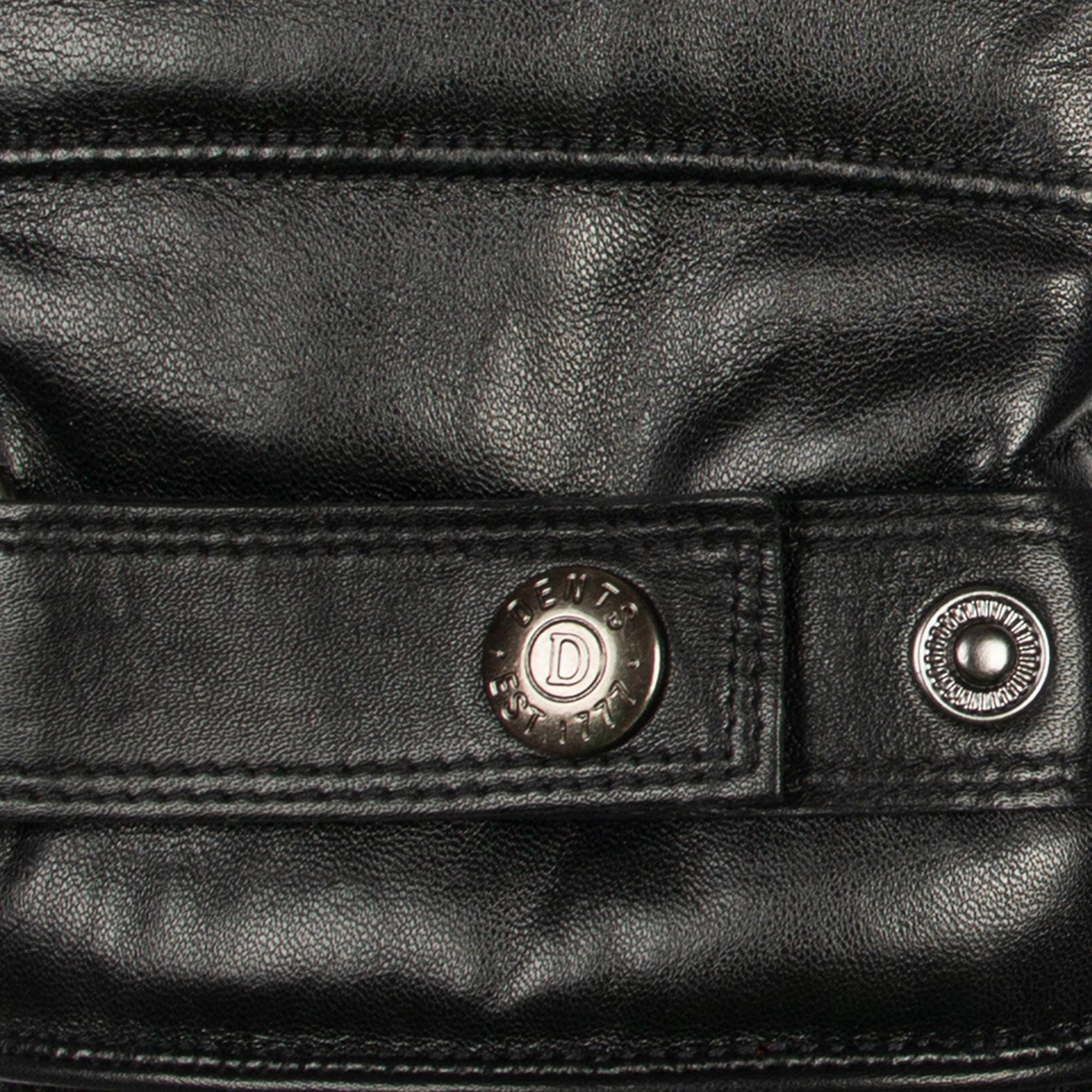 Product image 8 of 10 of Dents Men's Skipton Water-Resistant Faux Fur-Lined Leather Gloves - Black