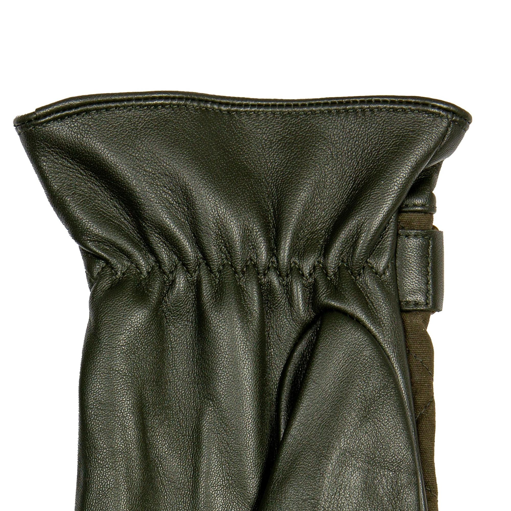 Product image 8 of 12 of Dents Men's Bruton Touchscreen Water-Resistant Fleece-Lined Leather Gloves - Olive