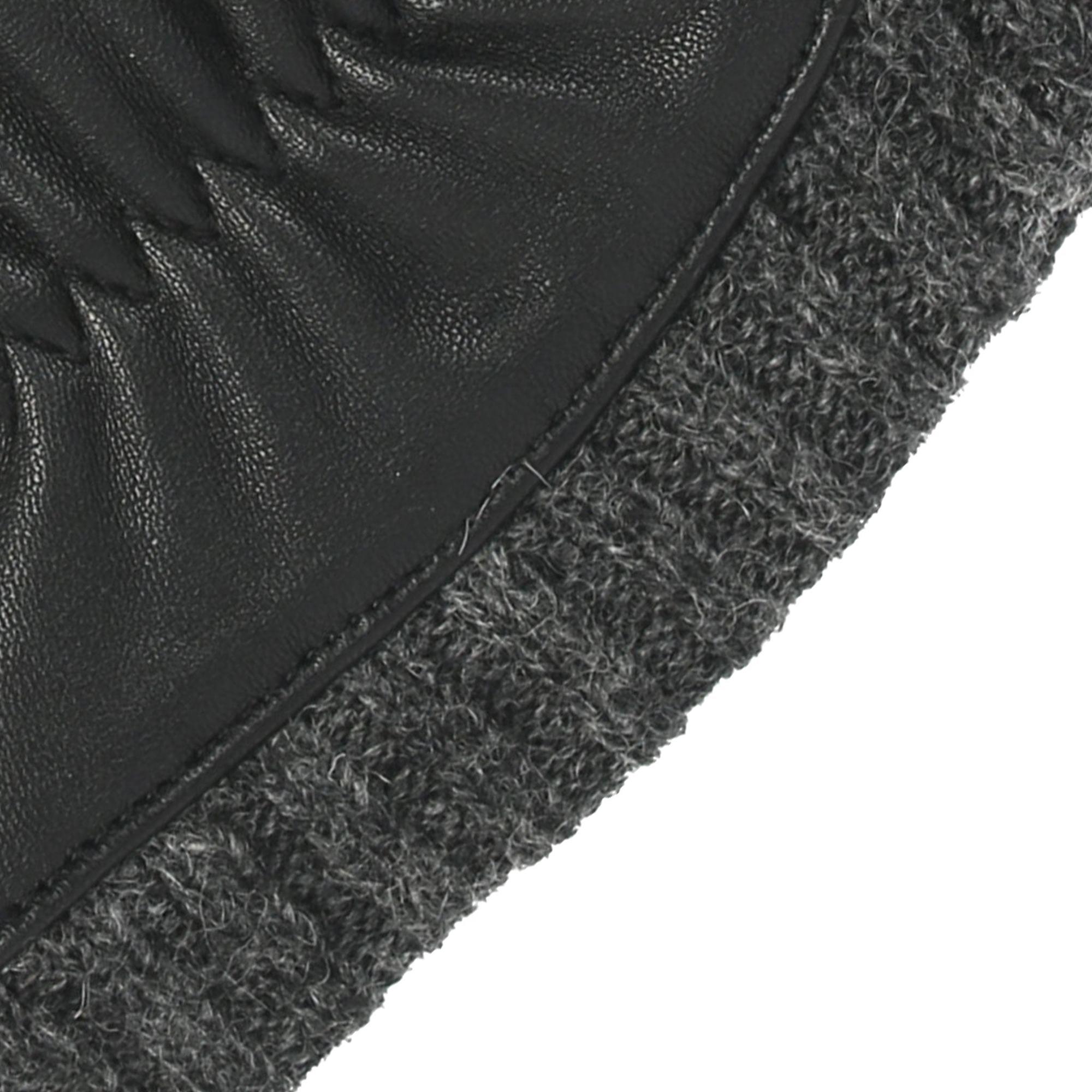 Product image 12 of 12 of Dents Men’s Sherborne Touchscreen Wool Blend-Lined Leather Gloves - Black/Grey