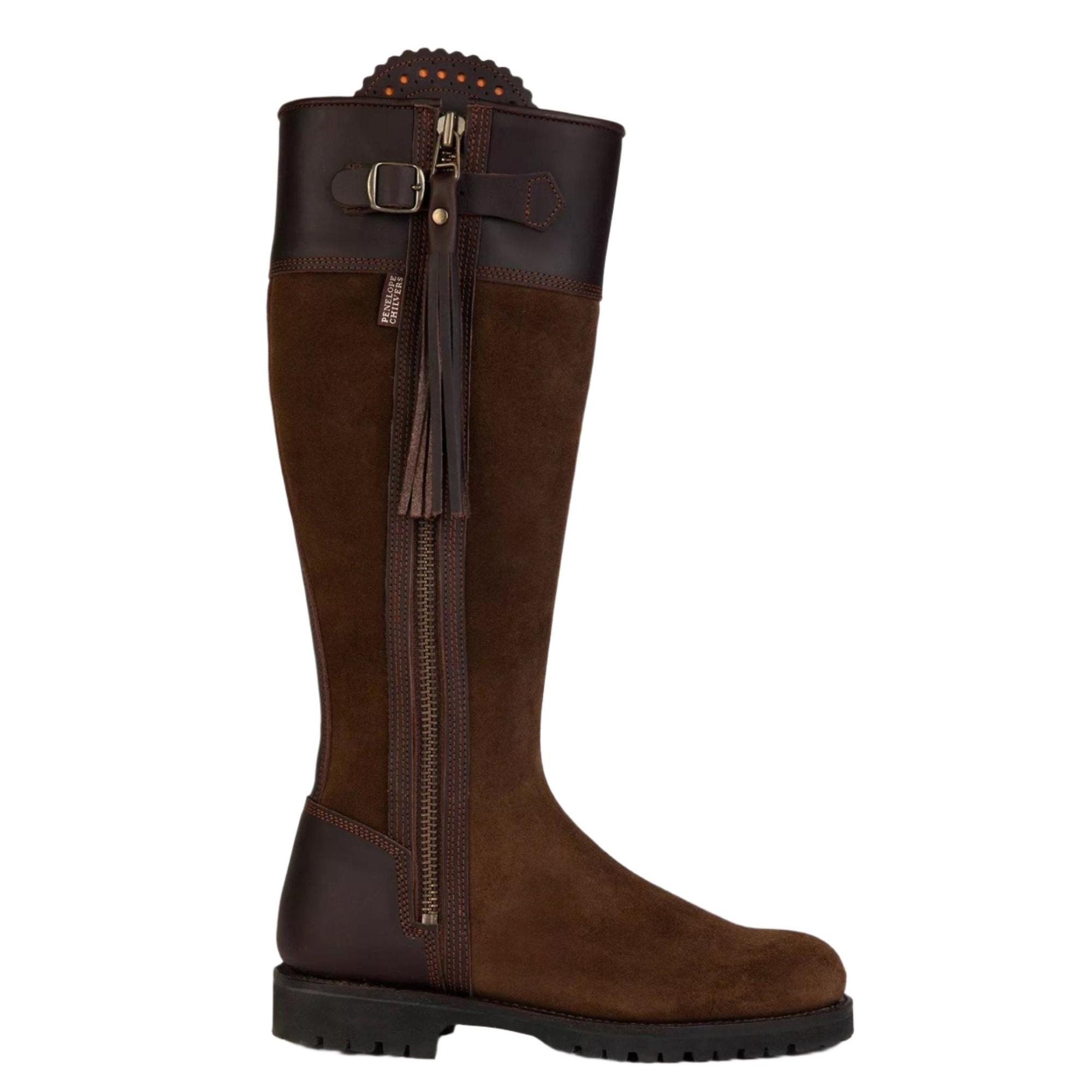 Product image 1 of 6 of Penelope Chilvers Women's Inclement Long Tassel Boot - Dark Oak