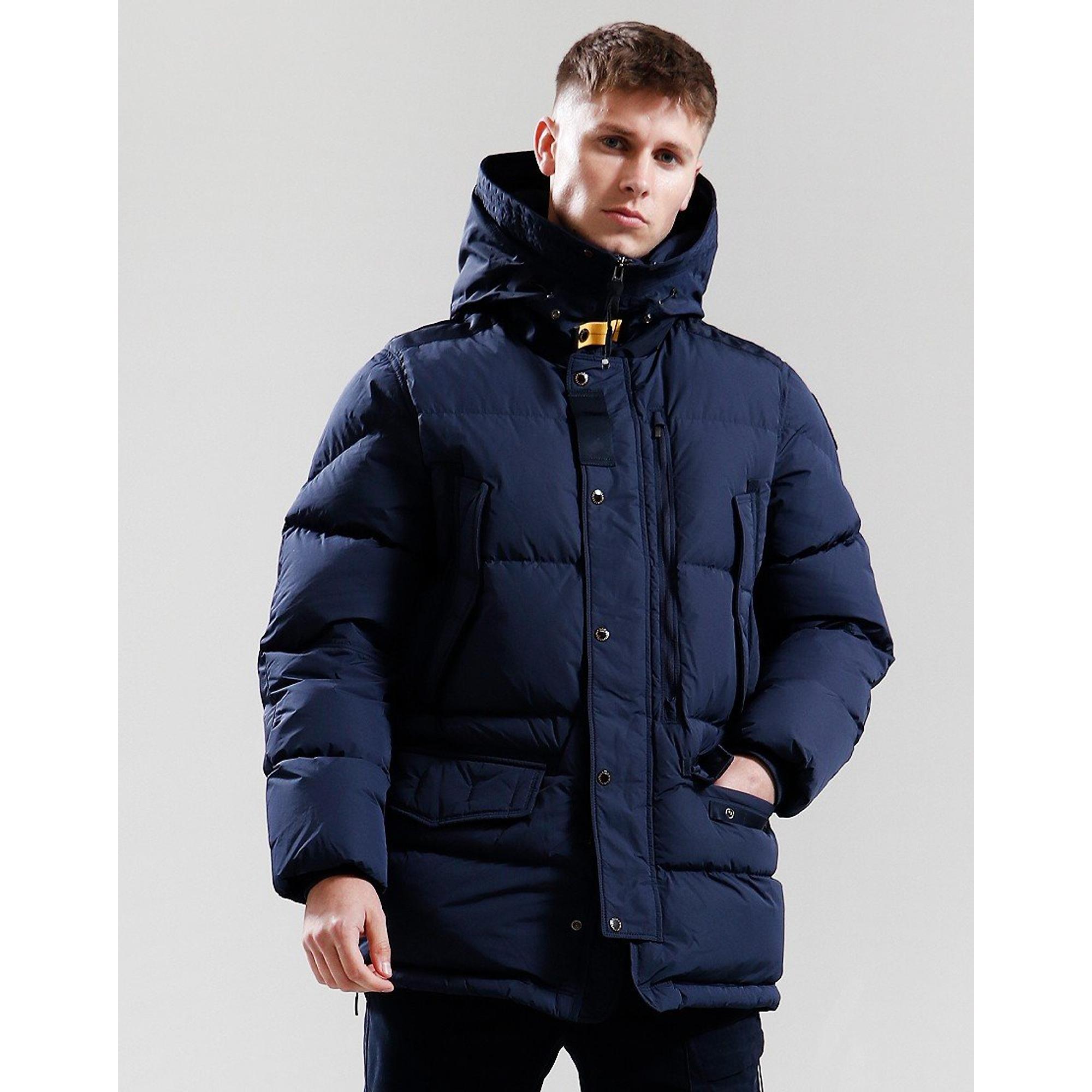 Product image 4 of 15 of Parajumpers Men's Harraseeket Hooded Down Parka Jacket - Blue Navy