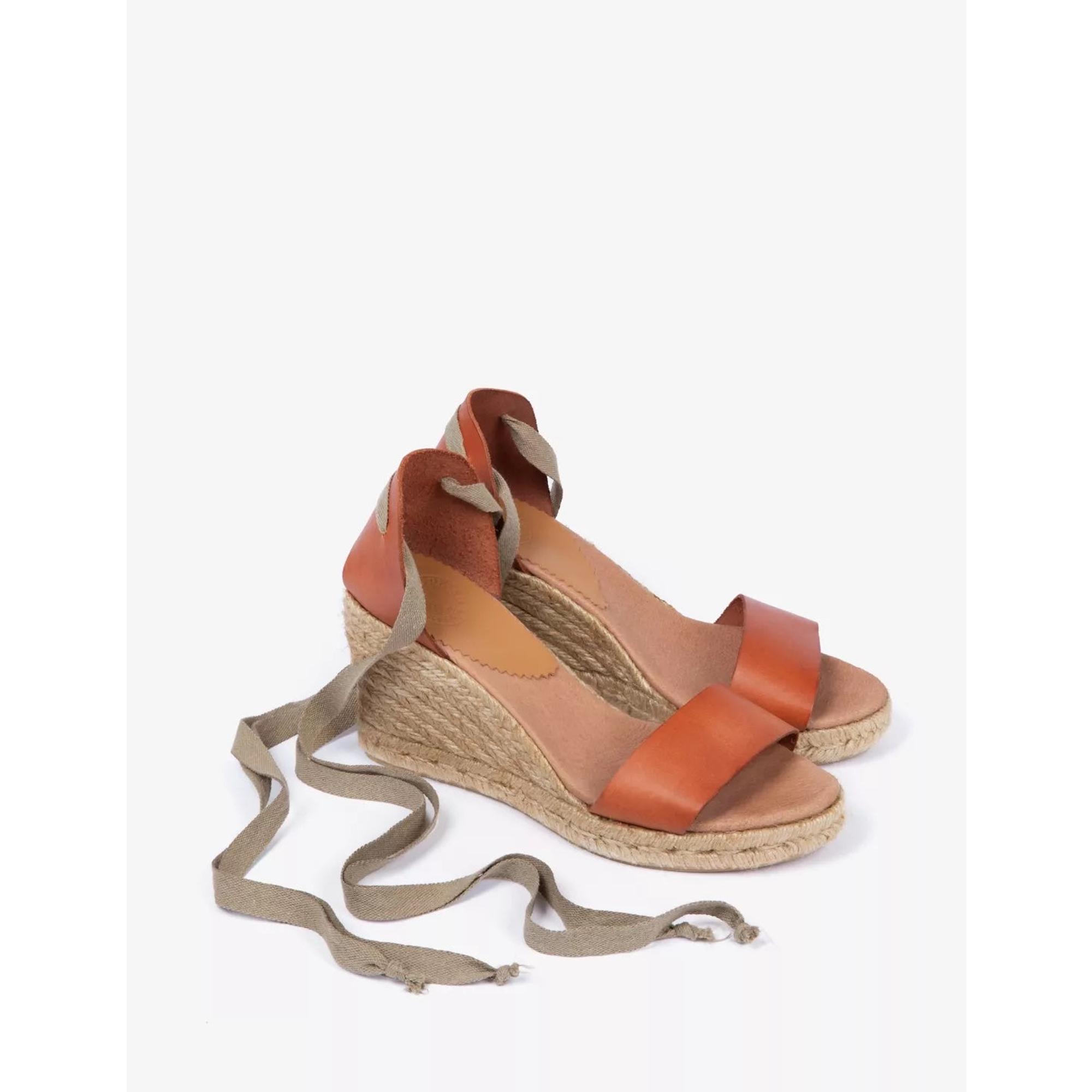 Product image 3 of 5 of Penelope Chilvers Women's Brook Leather Espadrilles - Tan
