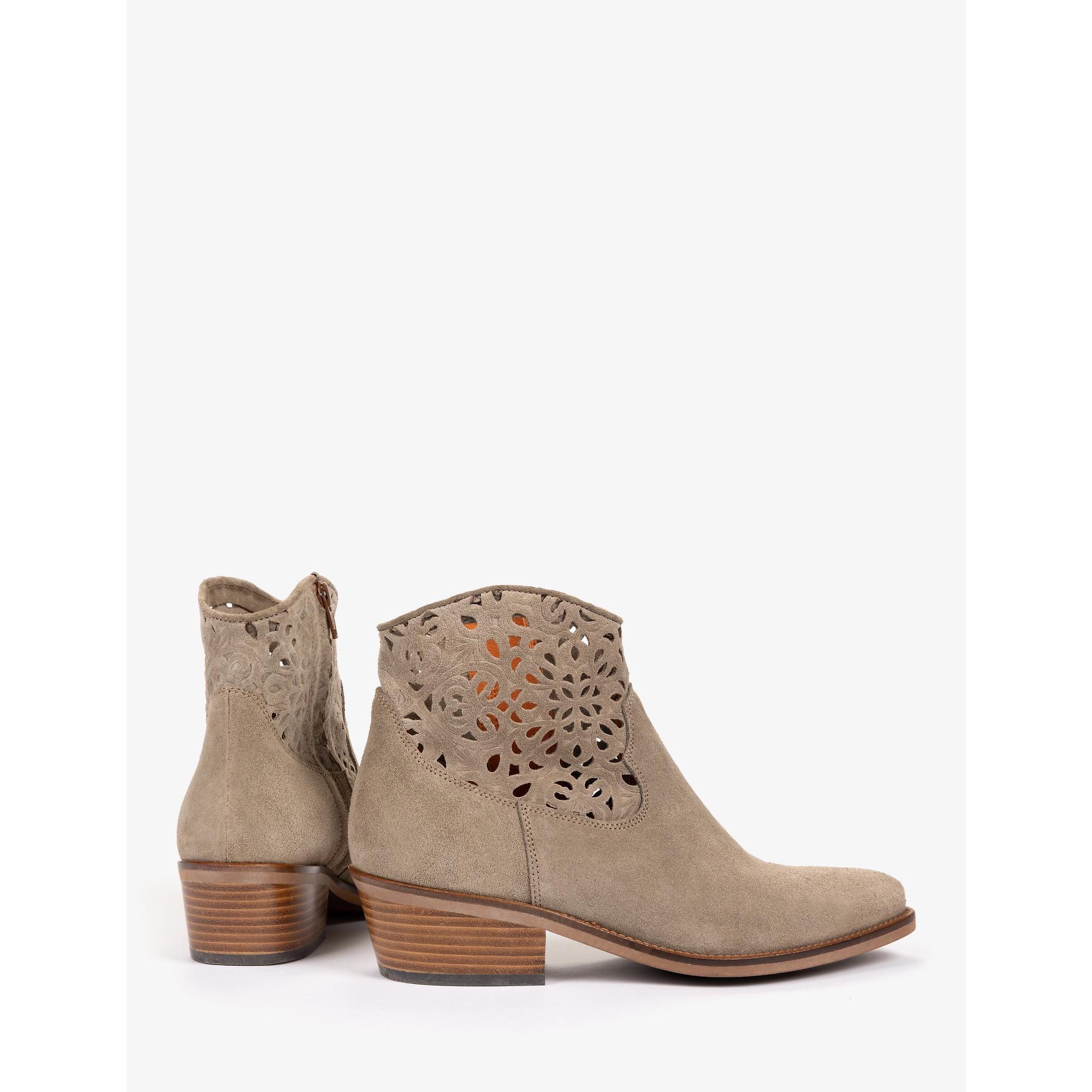 Product image 2 of 4 of Penelope Chilvers Women's Cassidy Cut Out Lace Boots - Camel
