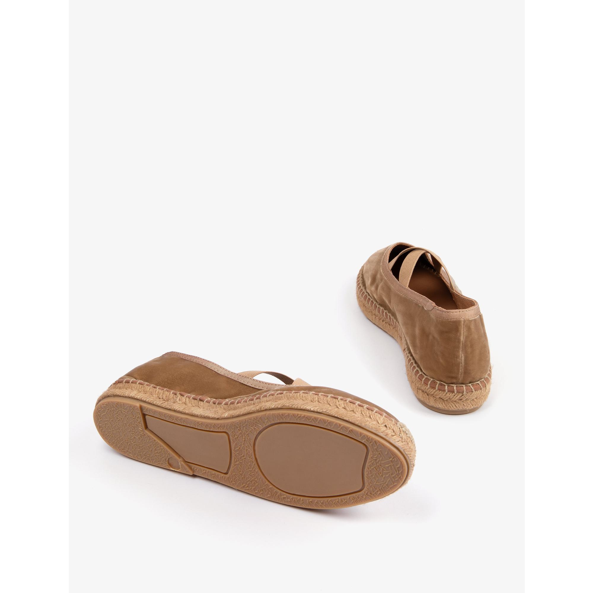 Product image 4 of 5 of Penelope Chilvers Women's Chico Velvet Espadrilles - Honey