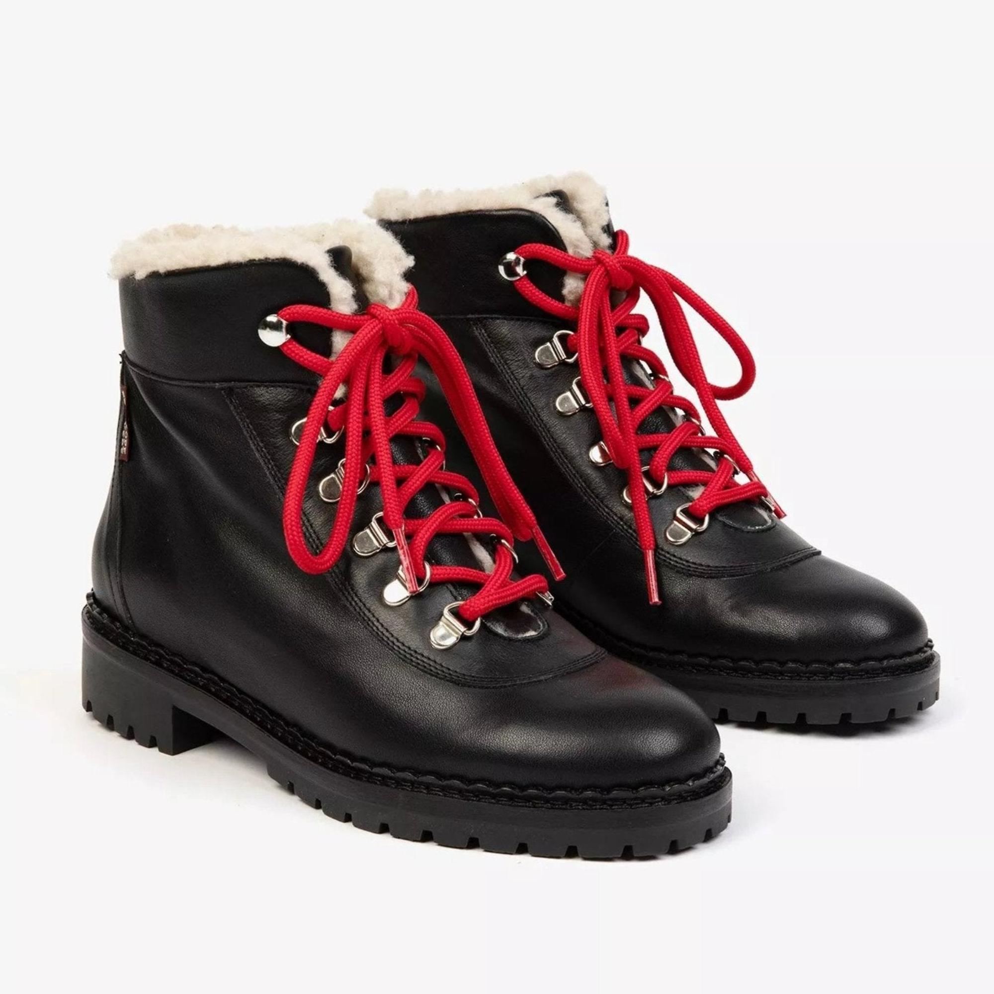 Product image 2 of 6 of Penelope Chilvers Women's Cortina Leather/Shearling Boot - Black